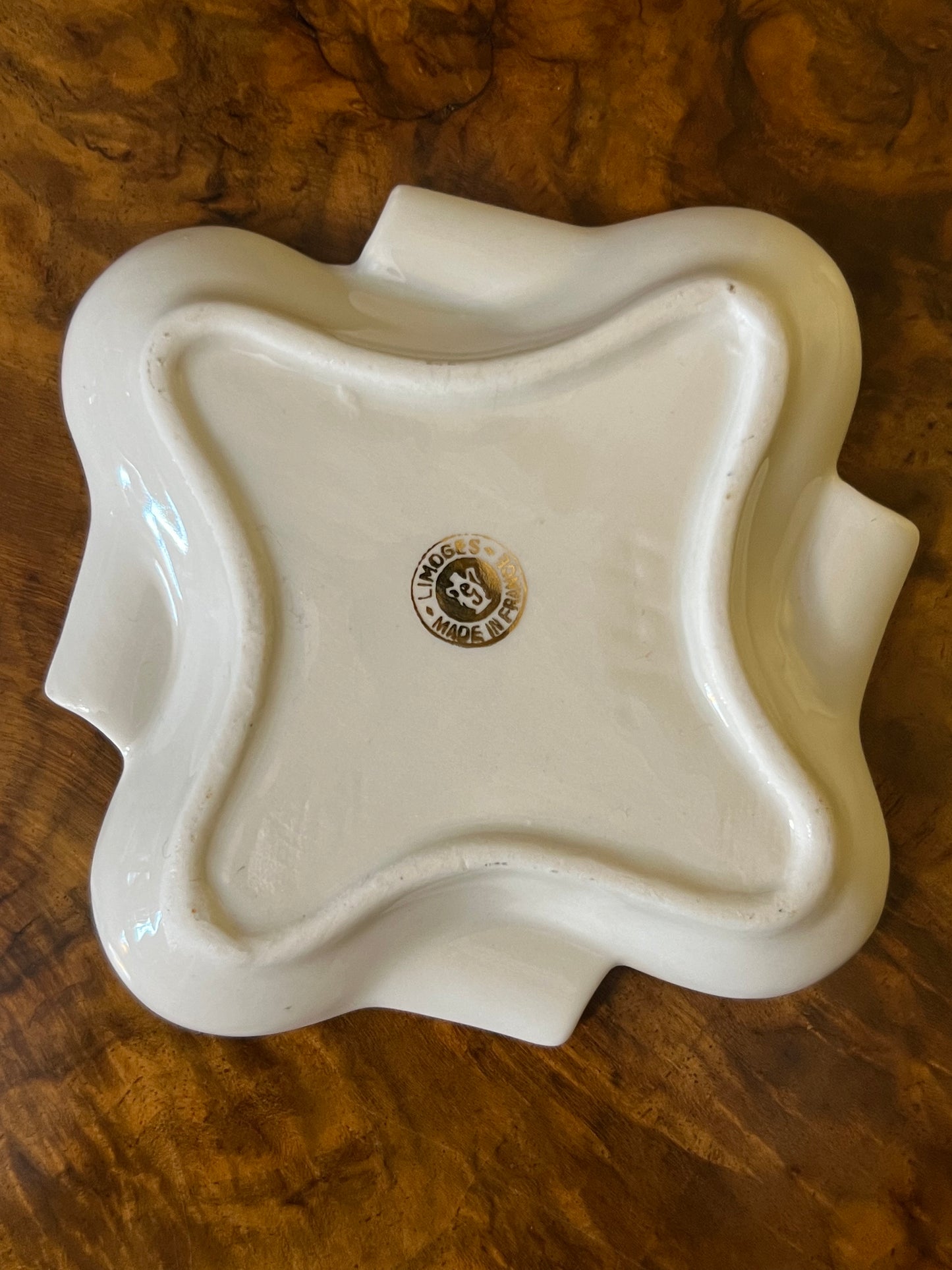 Limoges France Printed Ashtray