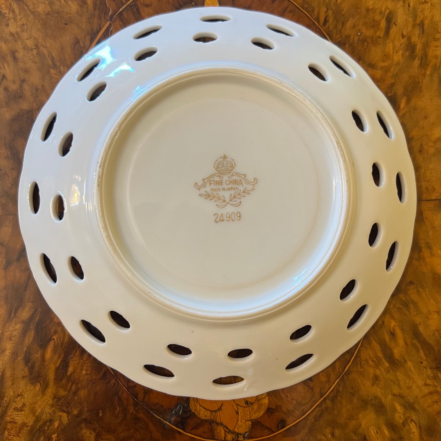 Lustre Ware Hand Painted Saucer Plate