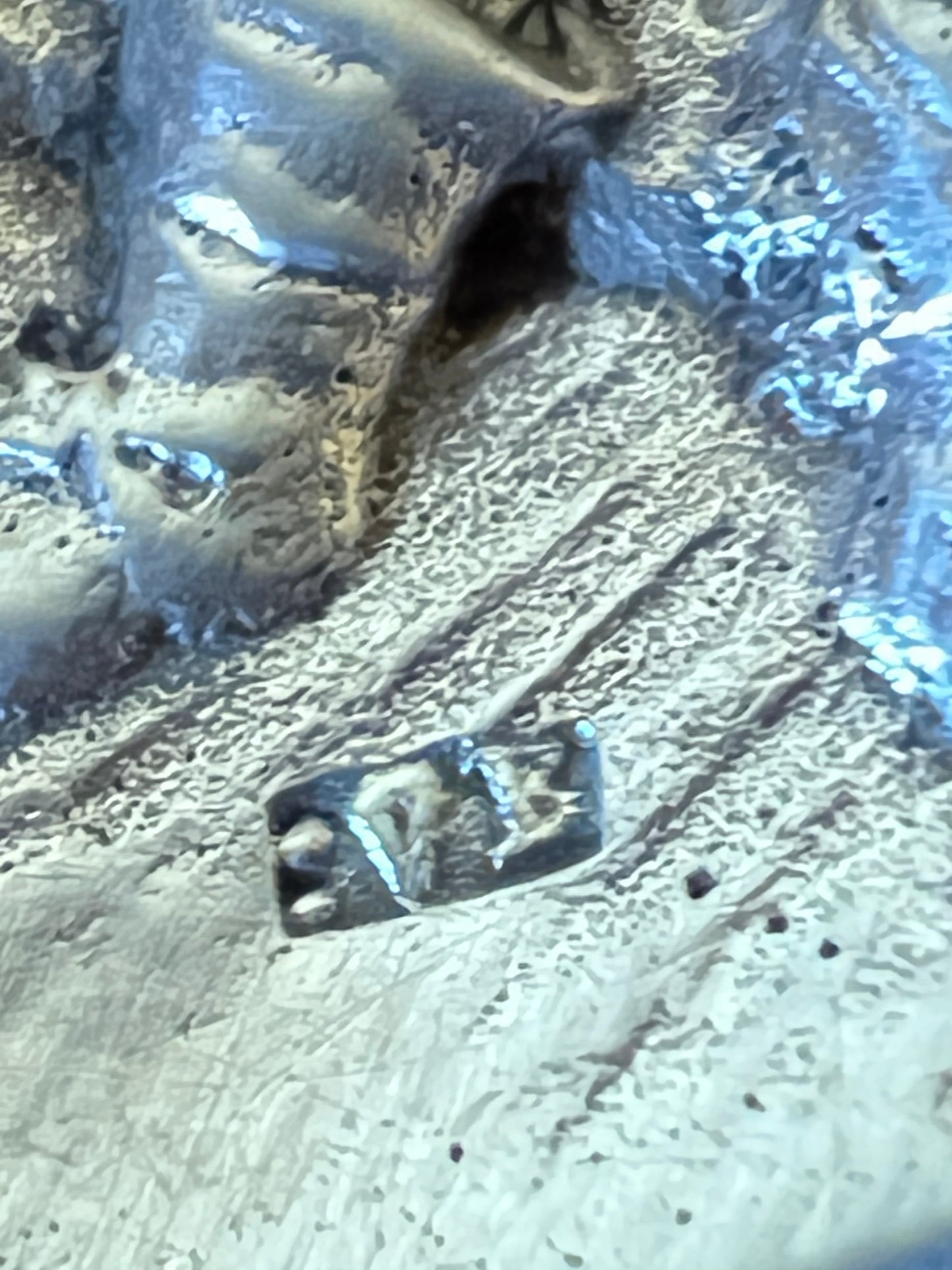 Silver Moving Windmill Embossed Spoon