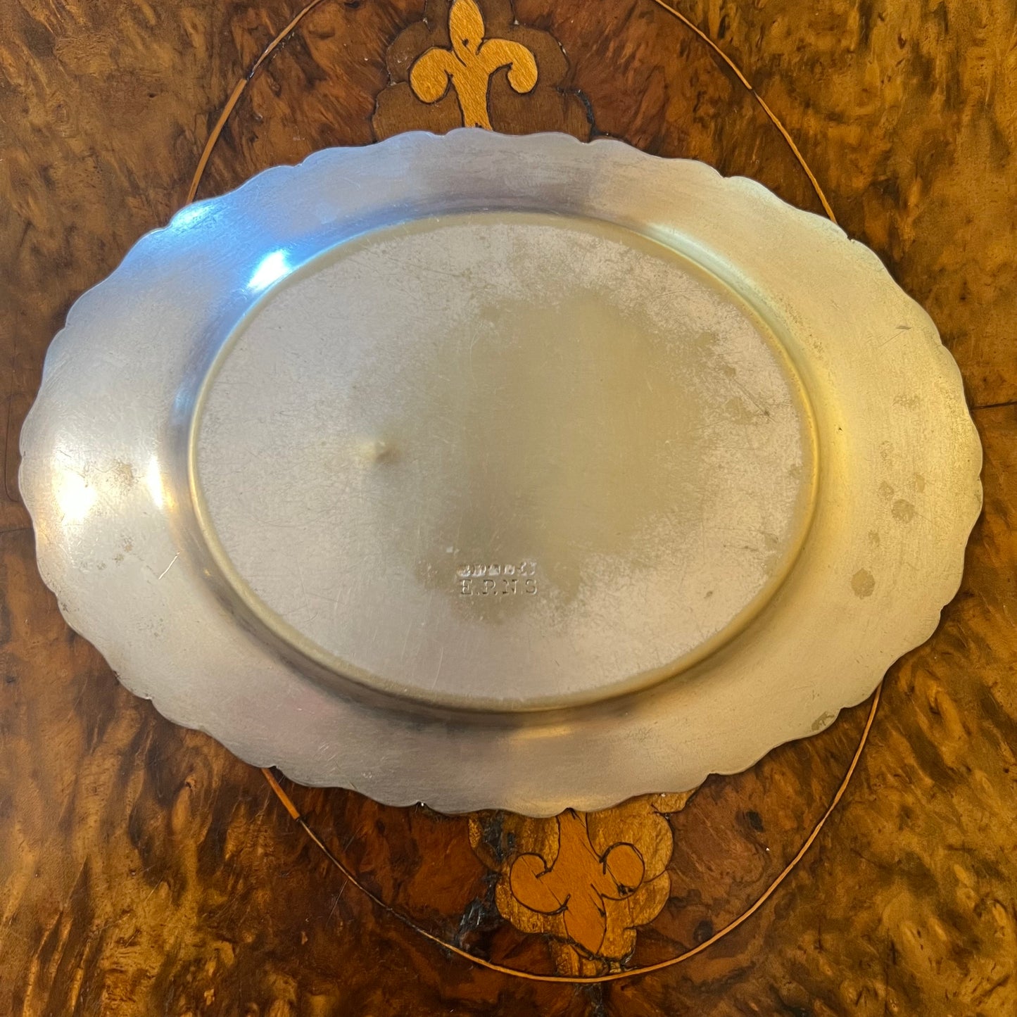 Silver Plated Gravy Boat Jug Tray