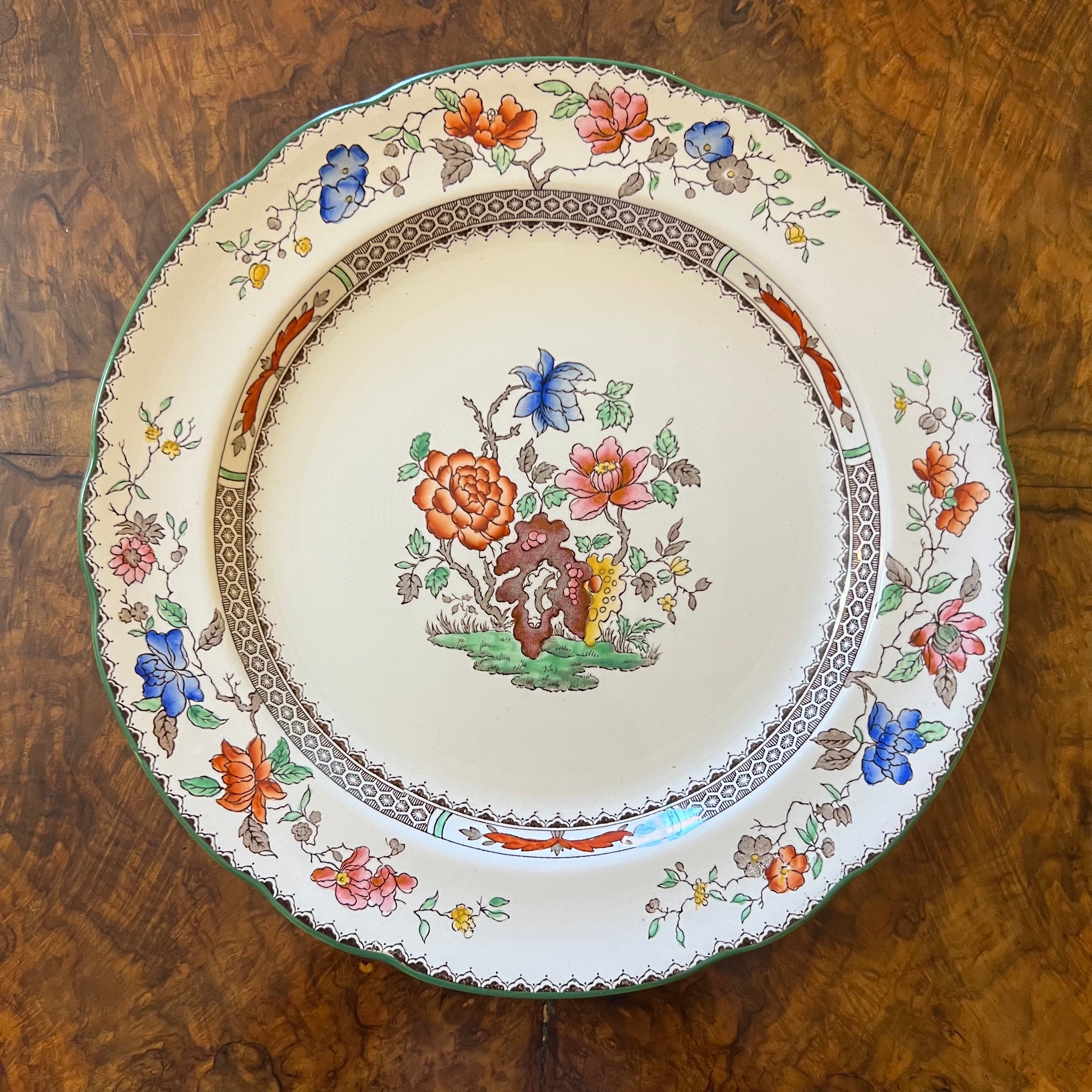 Antique Copeland Copeland Spode Chinese Rose Vintage Copeland