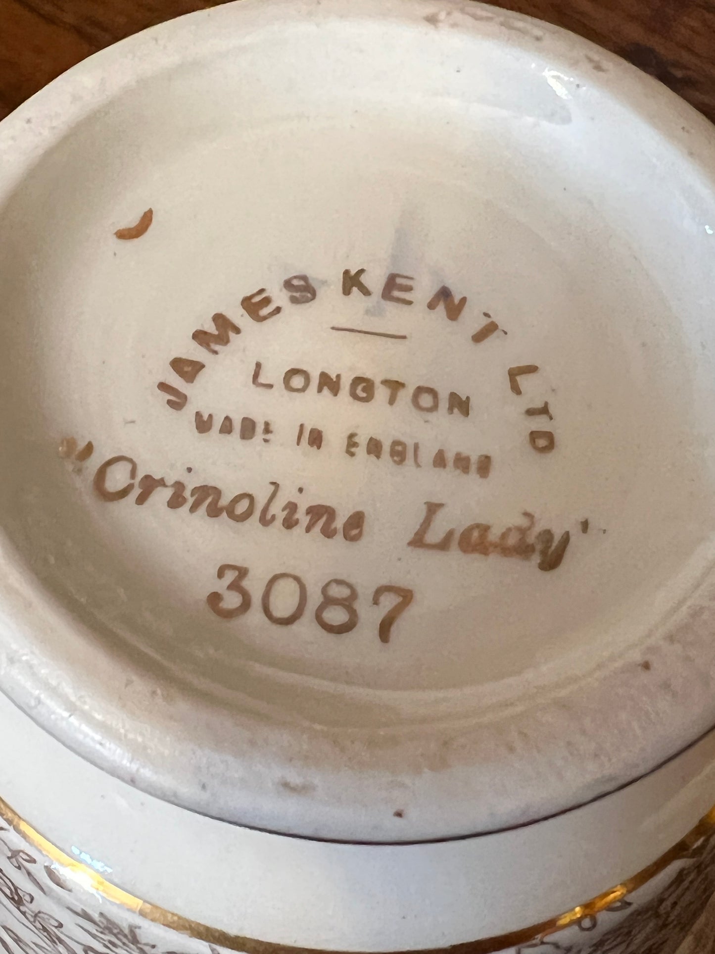 Vintage James Kent Longton, Crinoline Lady