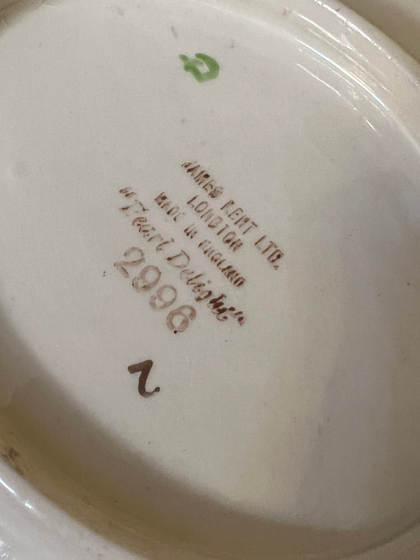 Vintage James Kent Pearl Delight Trinket Bowl Dish