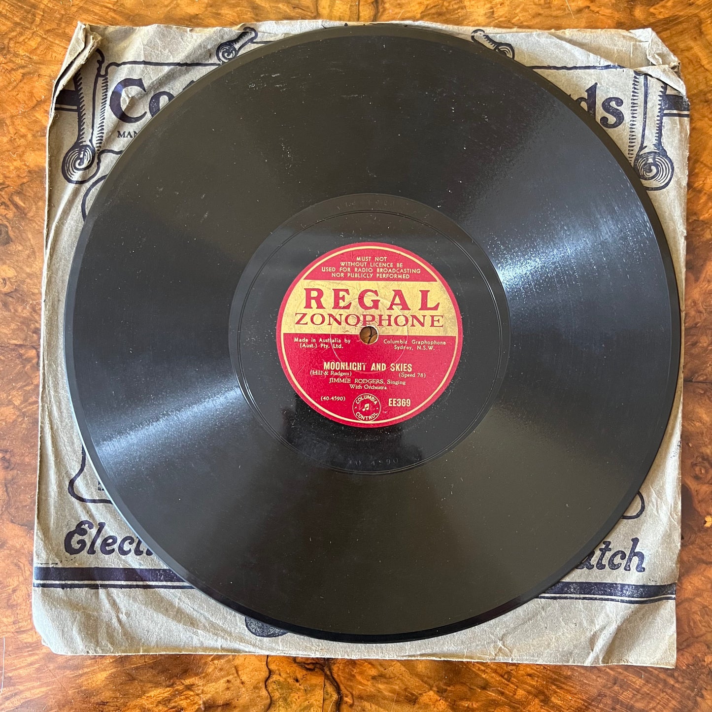 Vintage Jimmie Rodgers Visits The Carter Family/ Moonlight And Skies