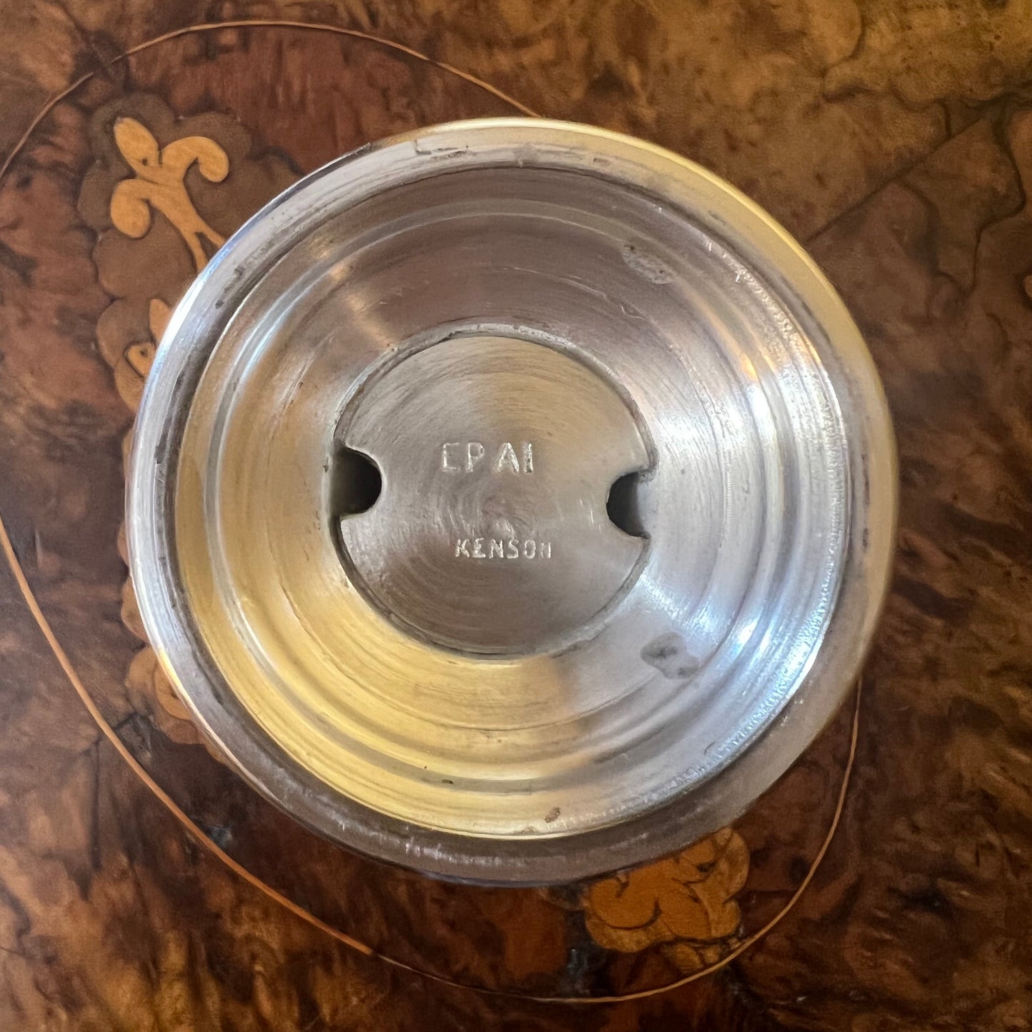 Vintage Kenson Grapes Silver Plated Goblet