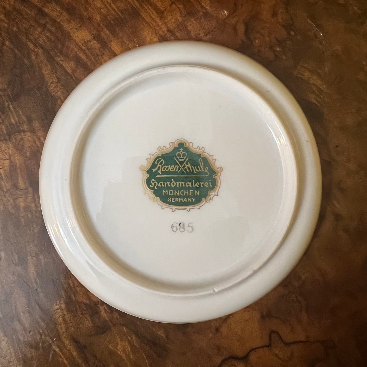 Vintage Rosenthal Handmalerei München Bird Print Dish