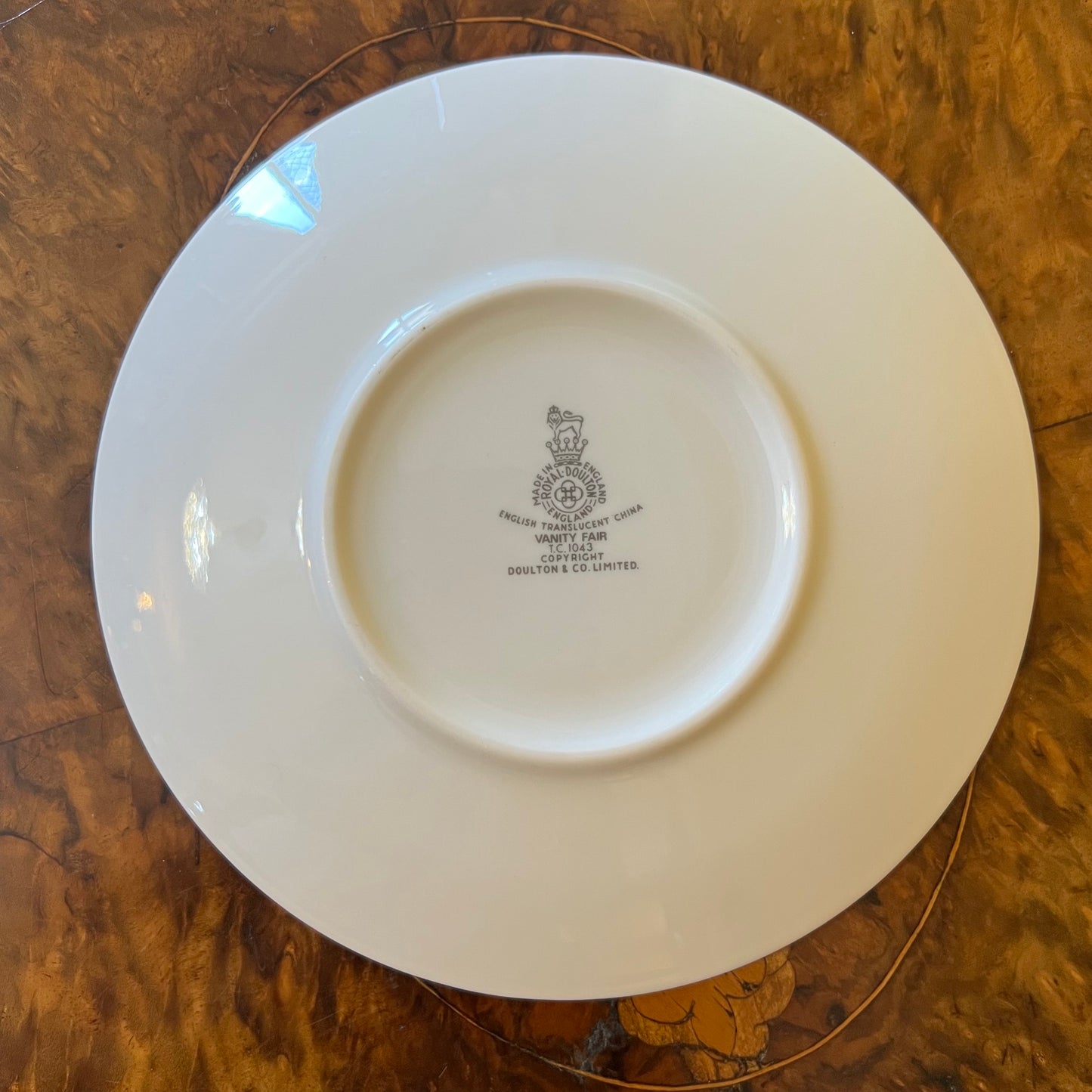 Vintage Royal Doulton Vanity Fair Tea Saucer Plate