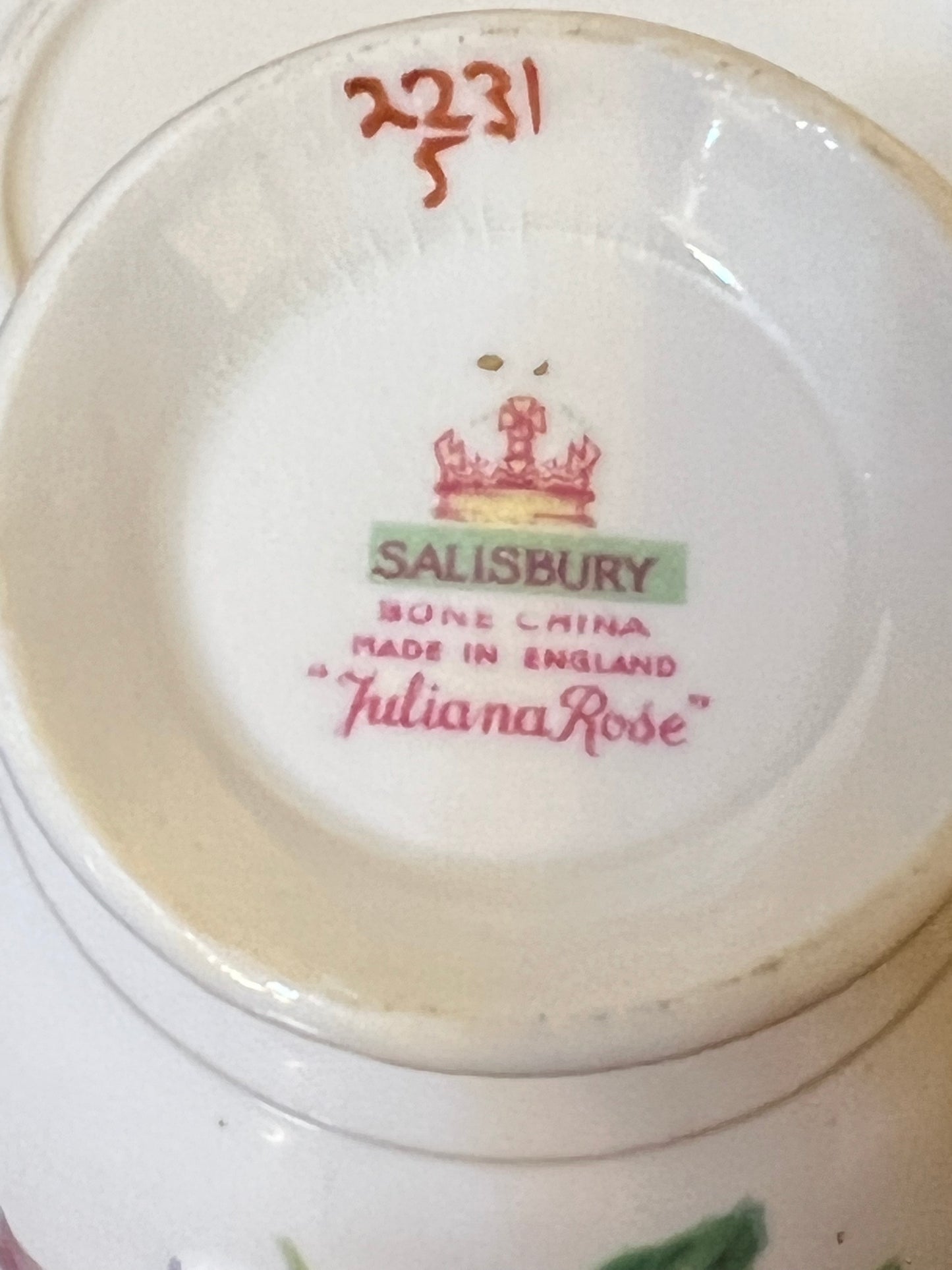 Vintage Salisbury Juliana Rose