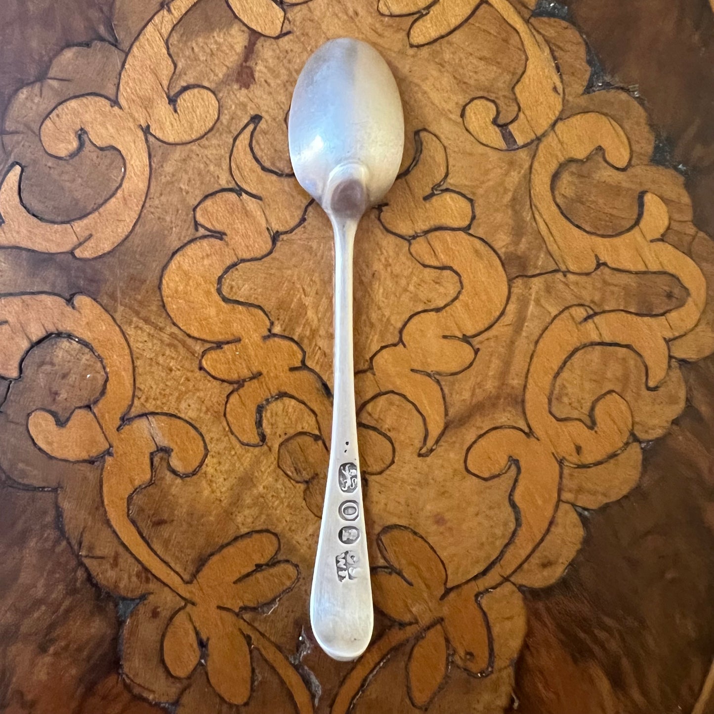 1786 Georgian Sterling Silver Condiment Spoon