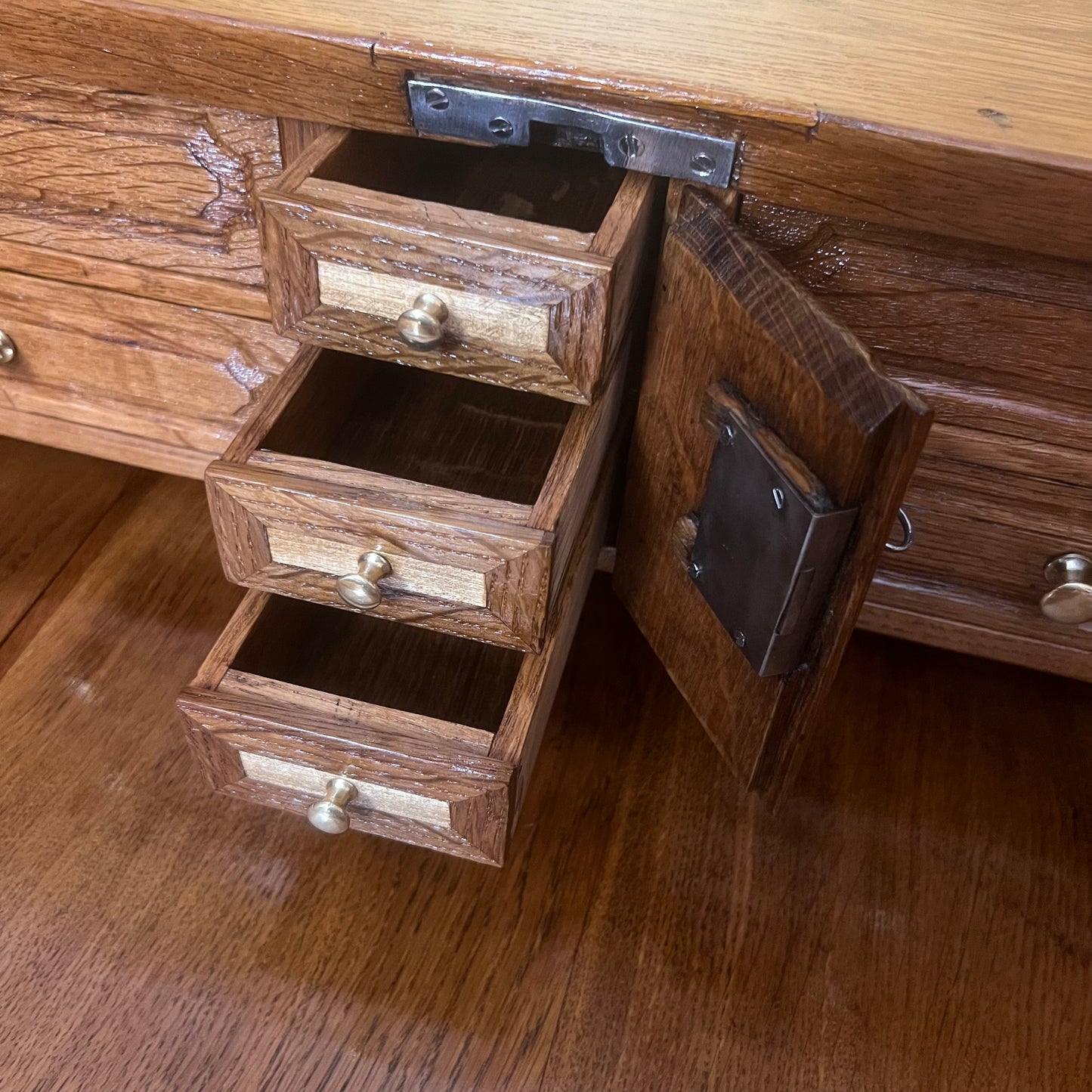 18th Century Oak Bureau Drawers