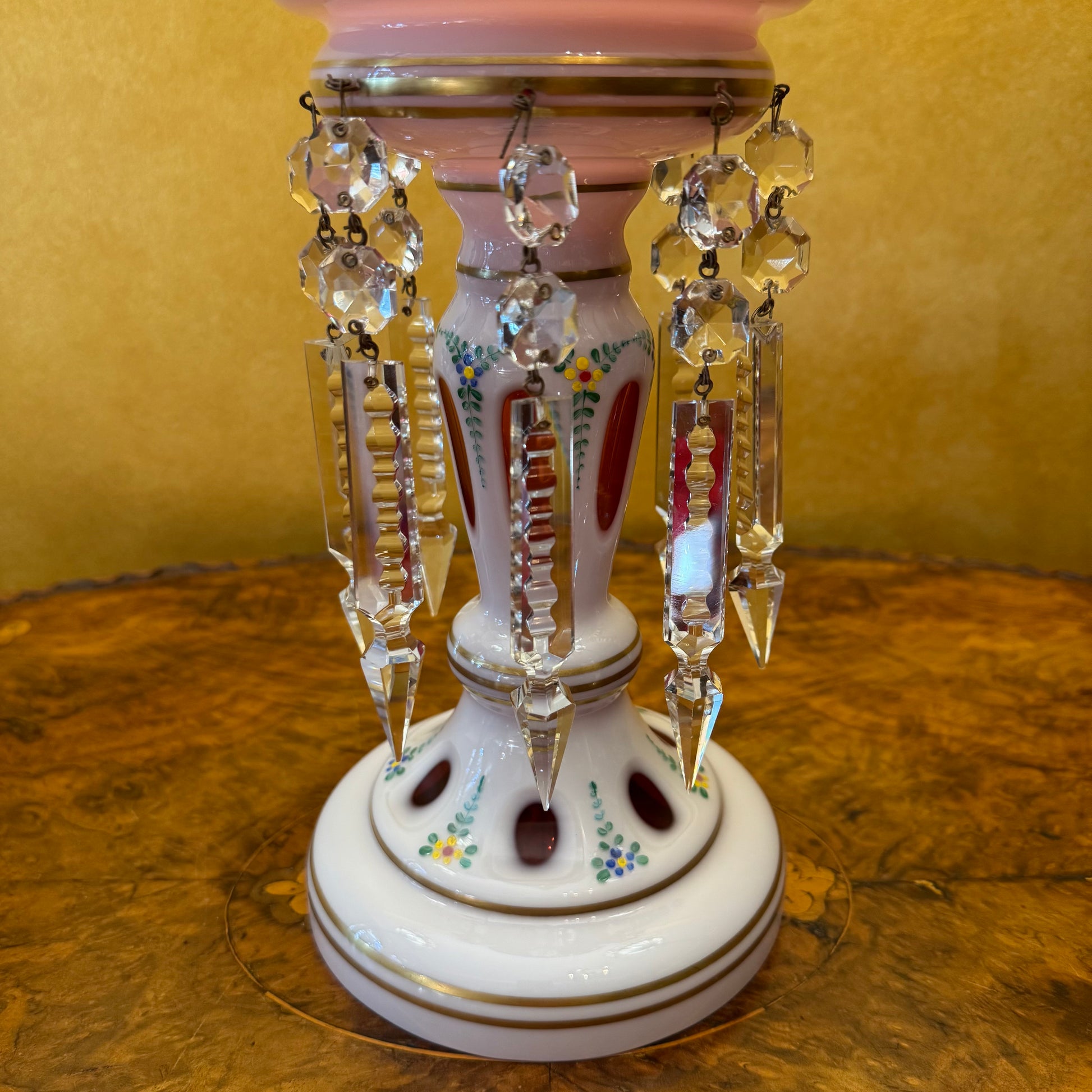 19th Century Bohemian Ruby-Overlay 