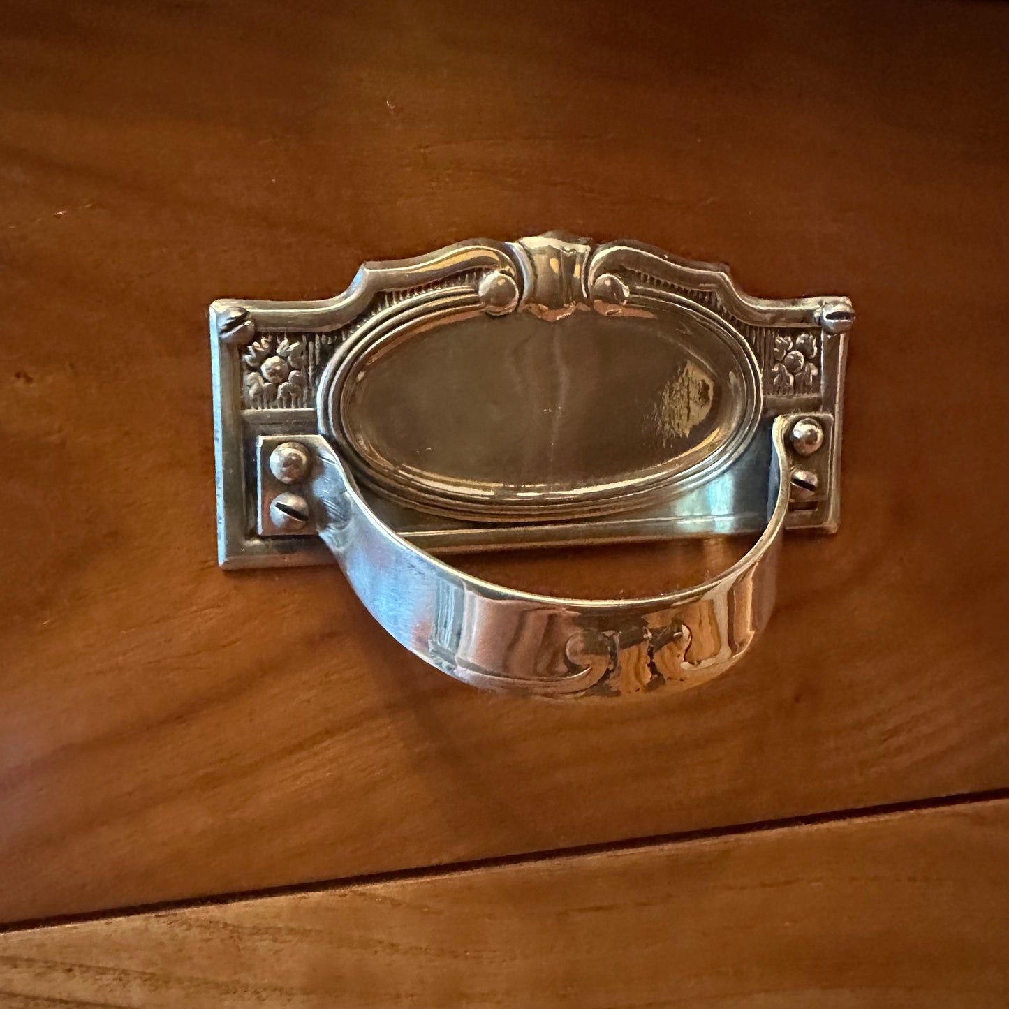 19th Century French Elm Mirror Sideboard 