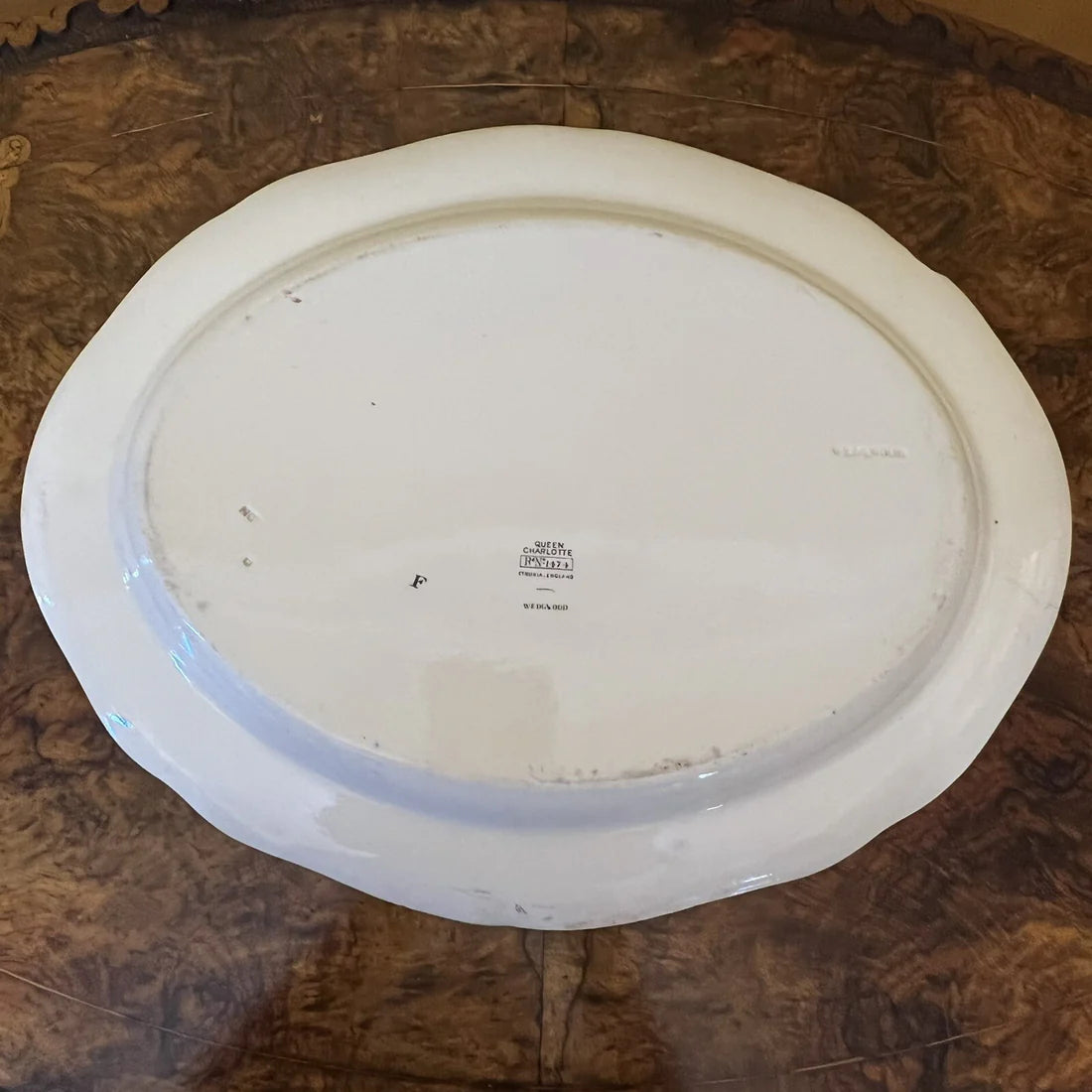 Antique 19th Century Queen Charlotte Wedgwood Oval Platter