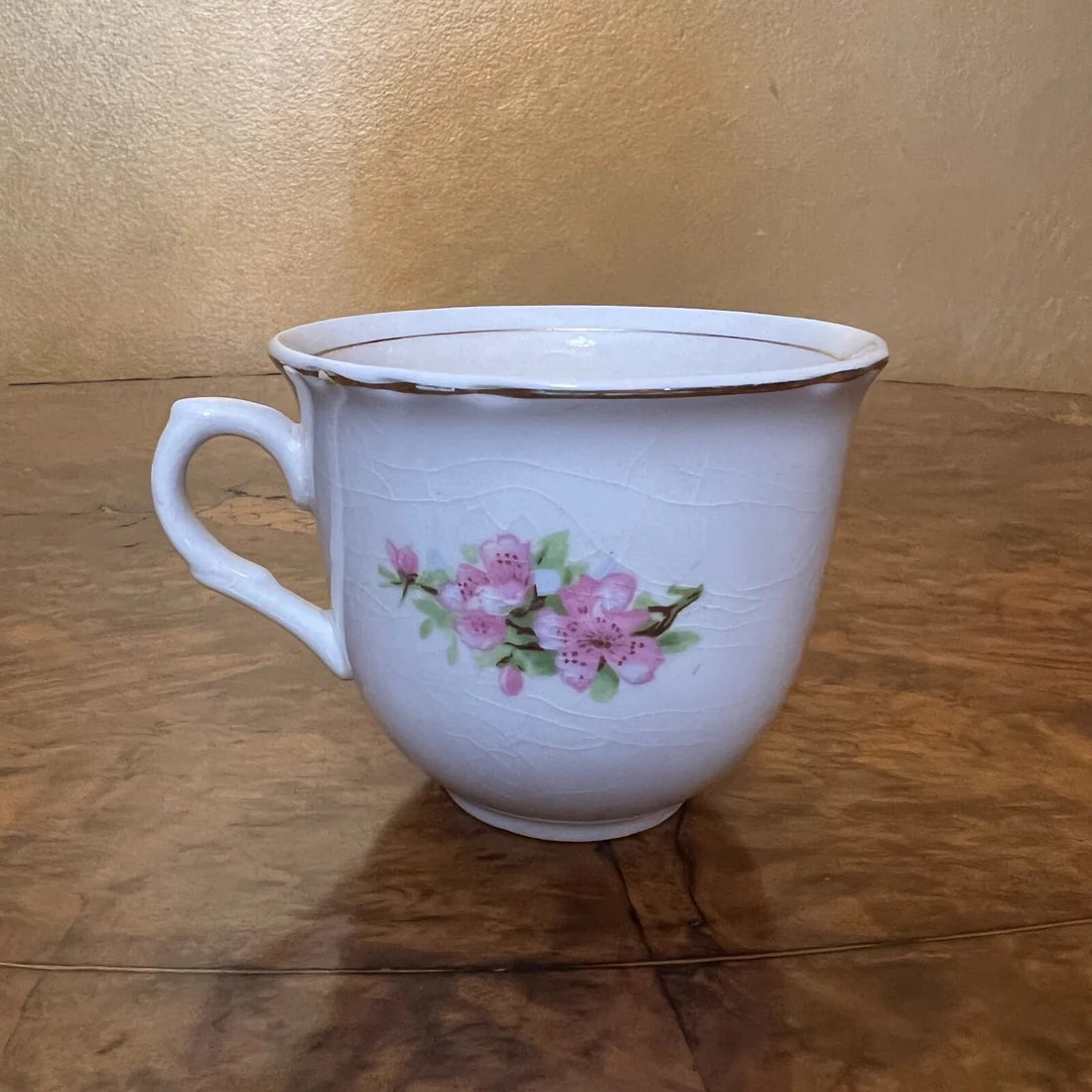 Vintage A J Wilinson Pink Floral Trio Set