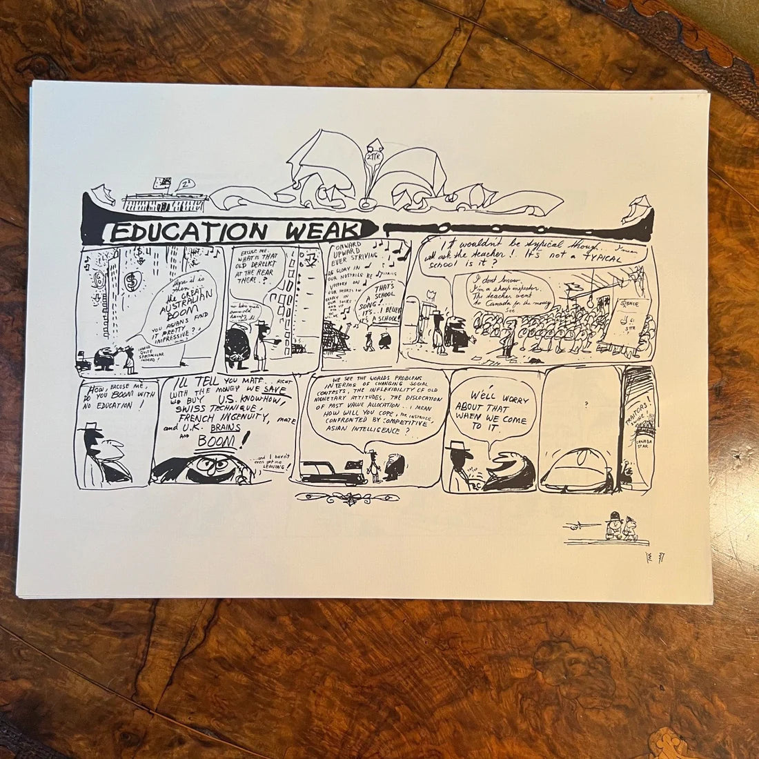 A Portfolio Of Petty: The work Of Bruce Petty Political Cartoonist 129/1000