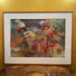 Acrylic Artwork Falling Into Time by Elizabeth McWilliam 