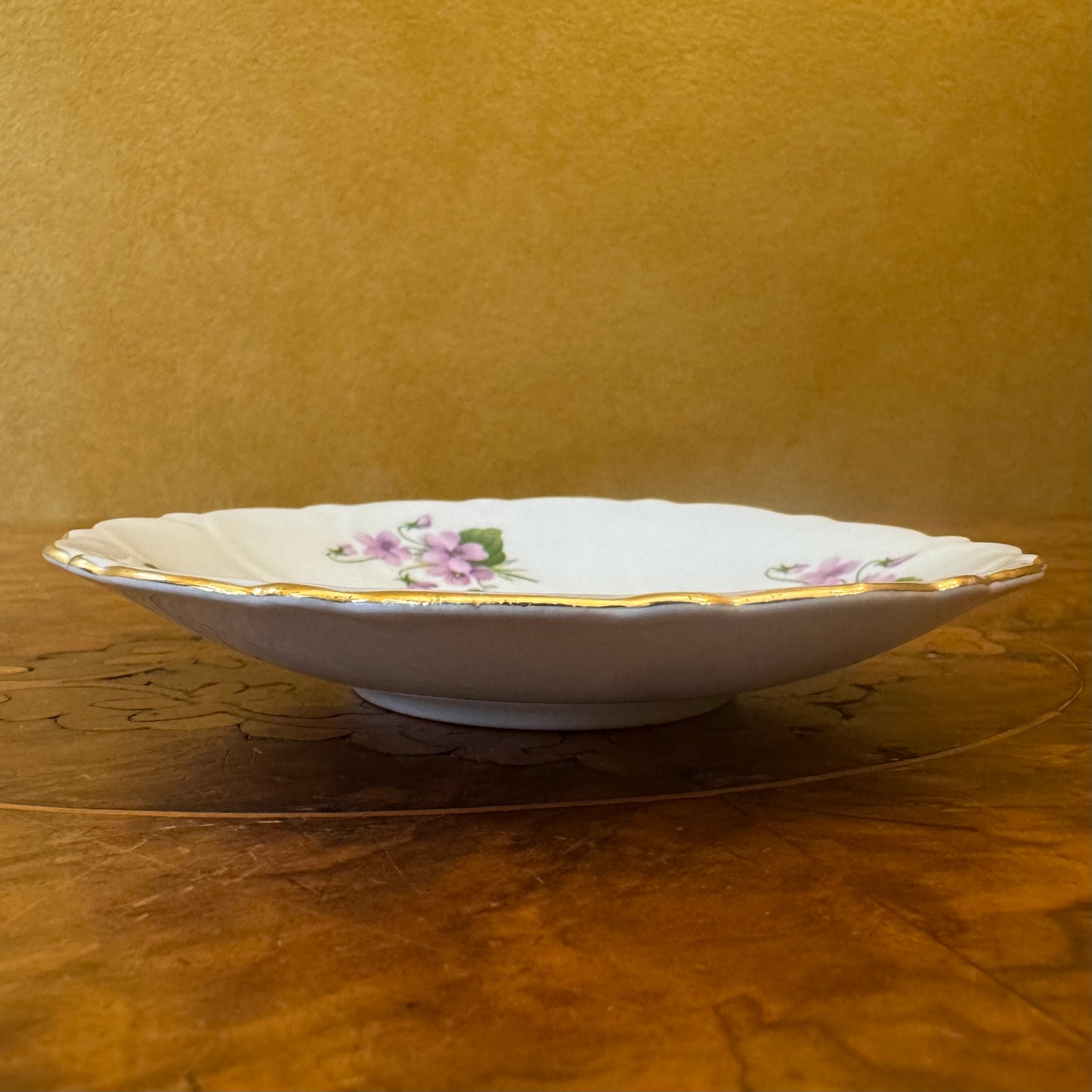 Adderley Violets Print Dish 