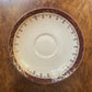 Alfred Meakin Suzanne Burgundy Gold Print Saucer 