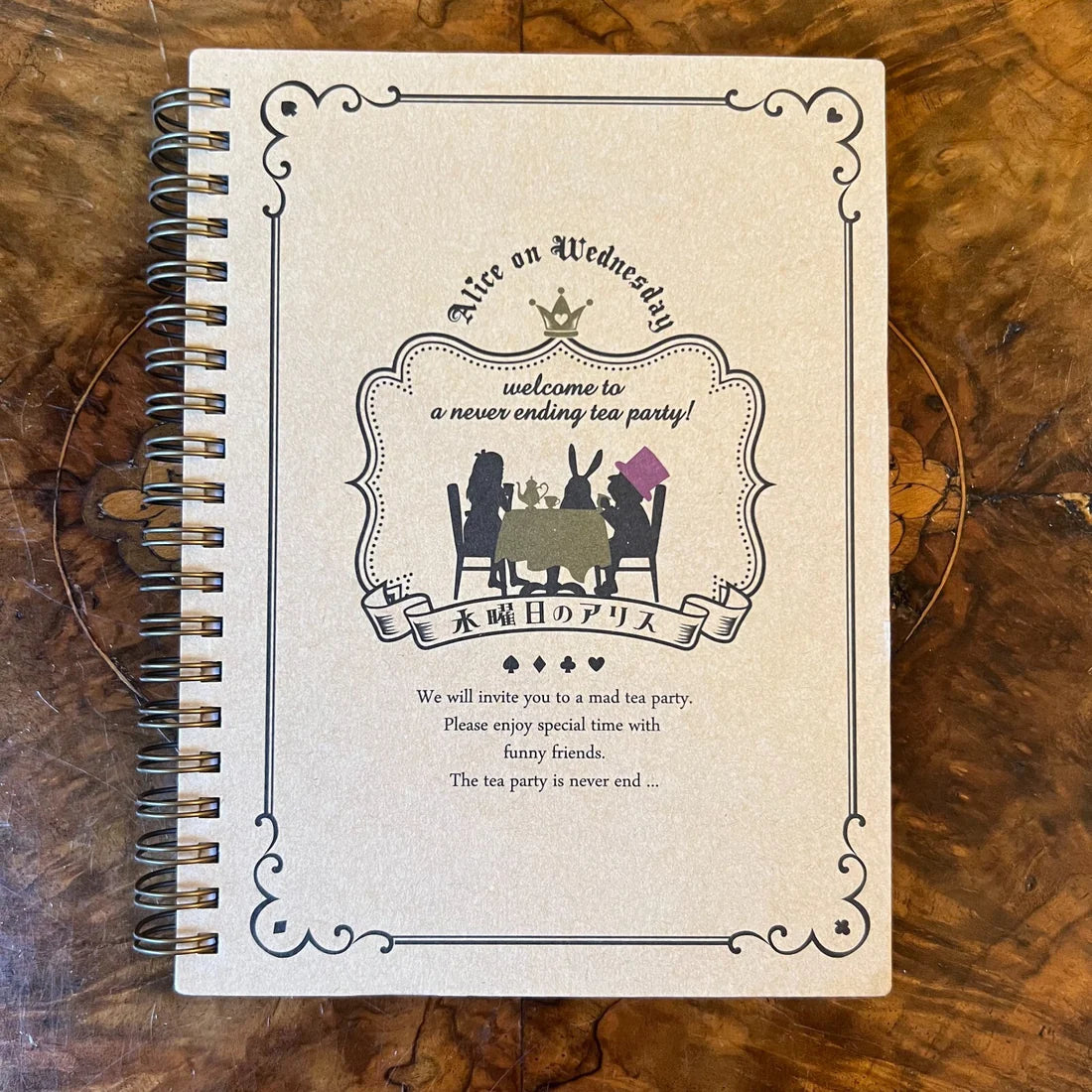 Alice In Wonderland Note Book