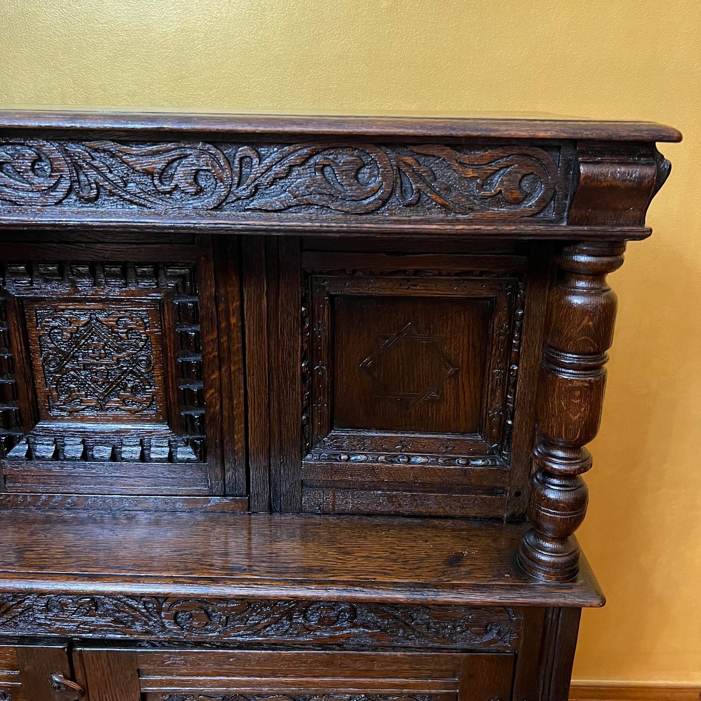 Antique 17th Century Court House Cabinet 