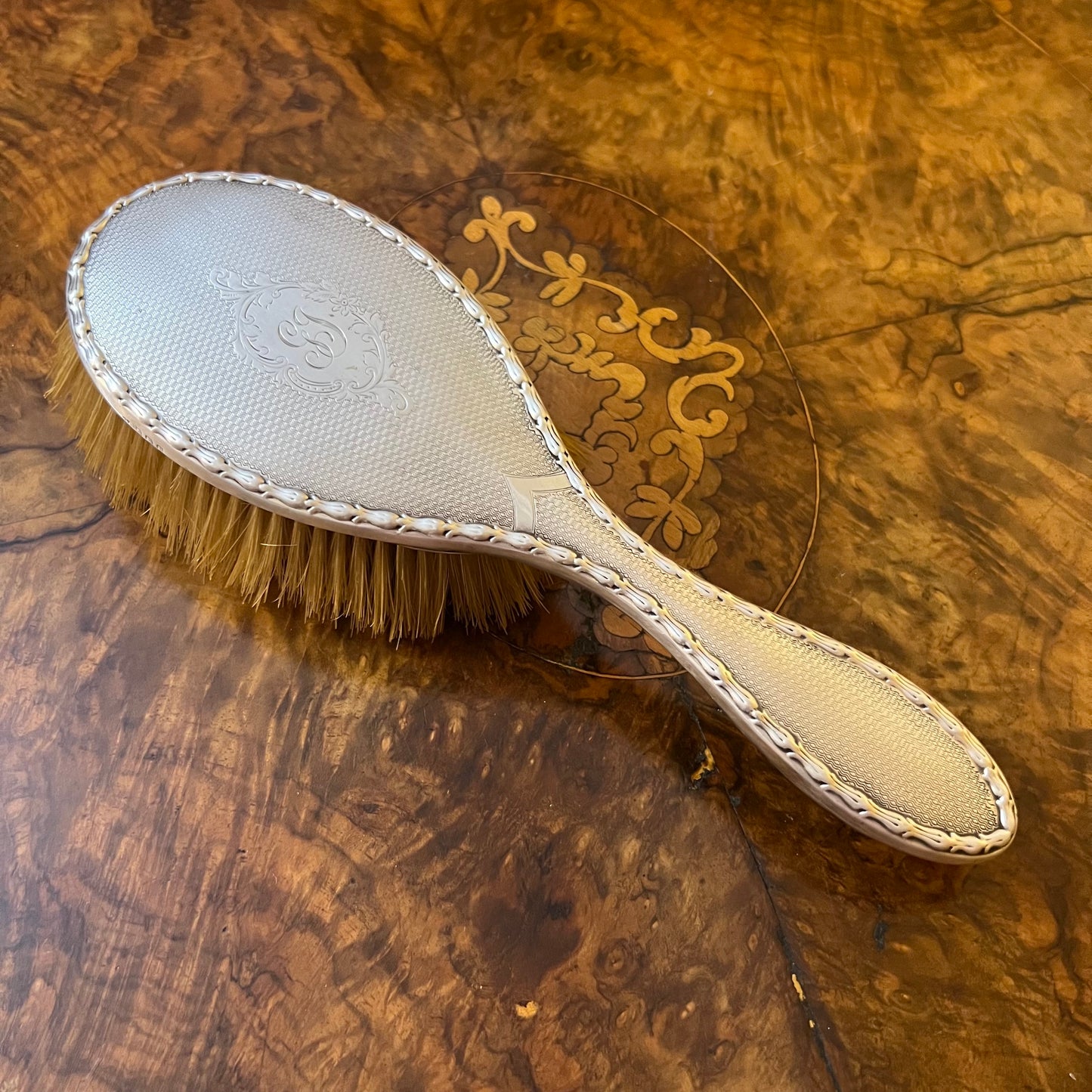 Antique 1916 Sterling Silver Brush