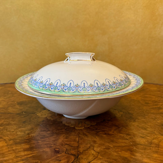 Antique 1920s Royal Doulton Princess Serving Bowl With Lid 