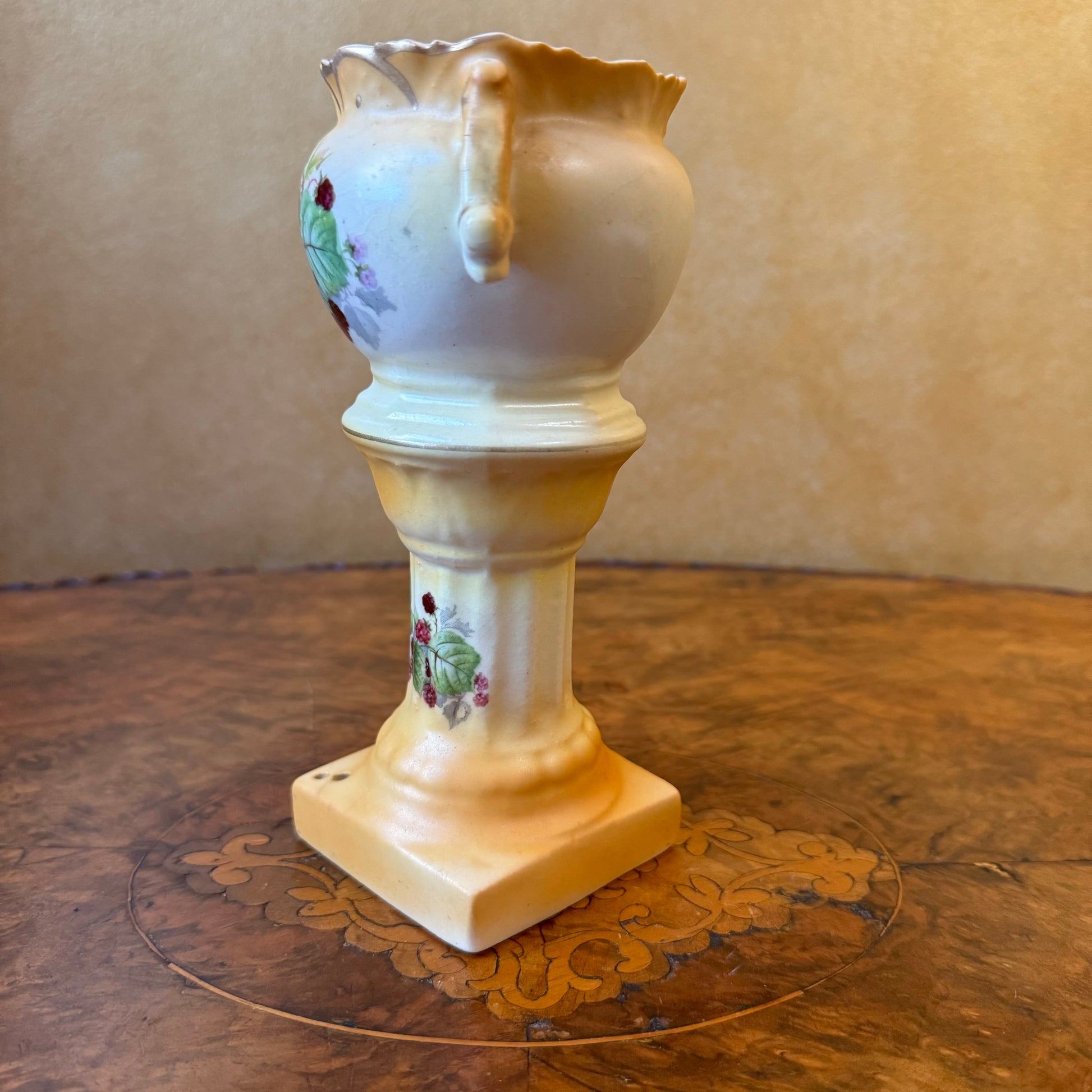 Antique Austrian Double Handled Floral Vase