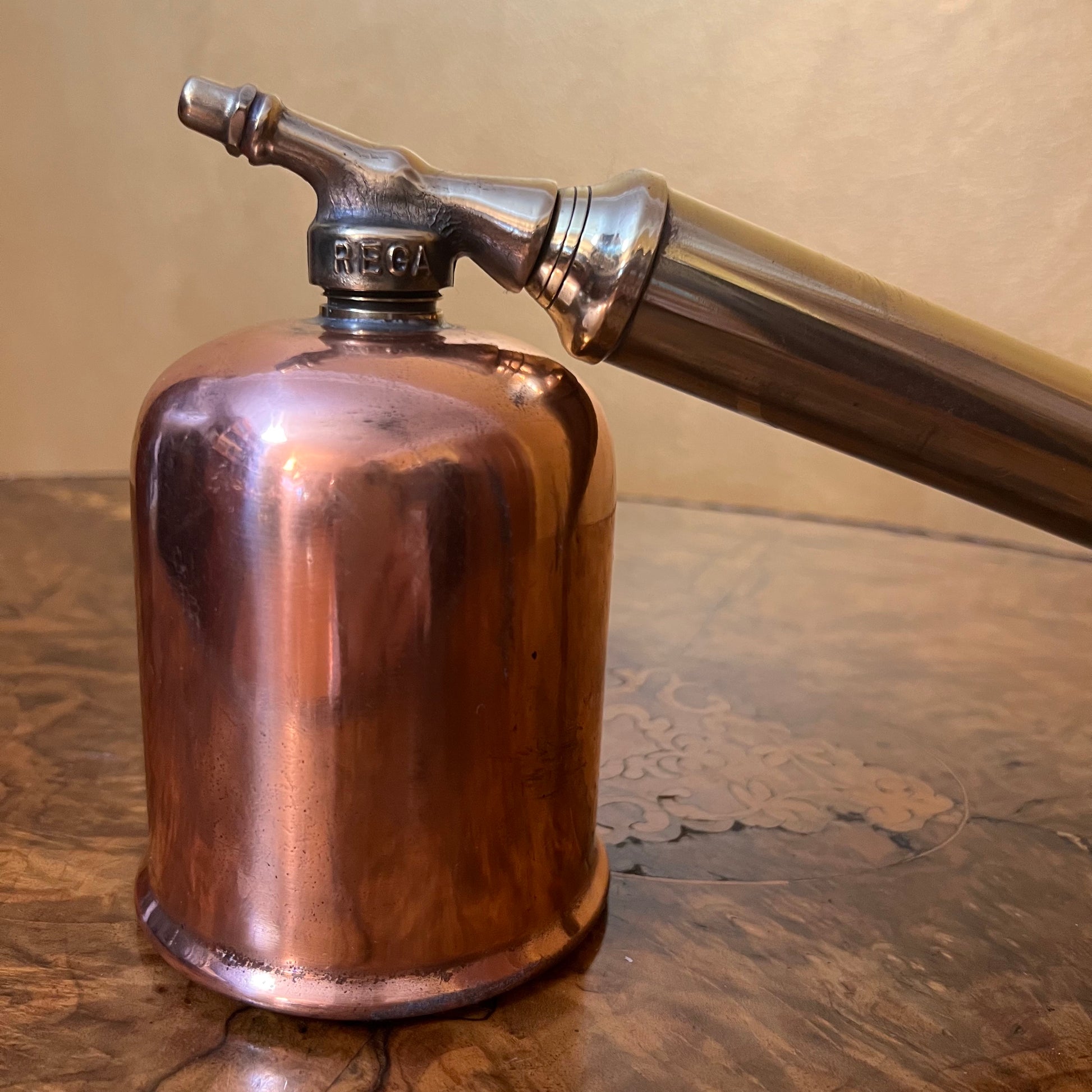vintage copper garden sprayer Vintage Rega Copper Brass Sprayer – Antiques Yeah