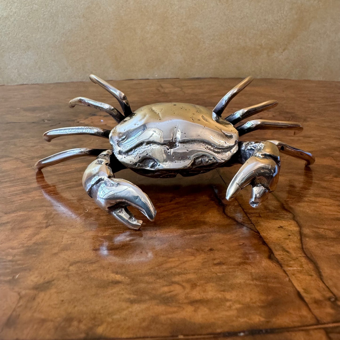 Antique Brass Crab 