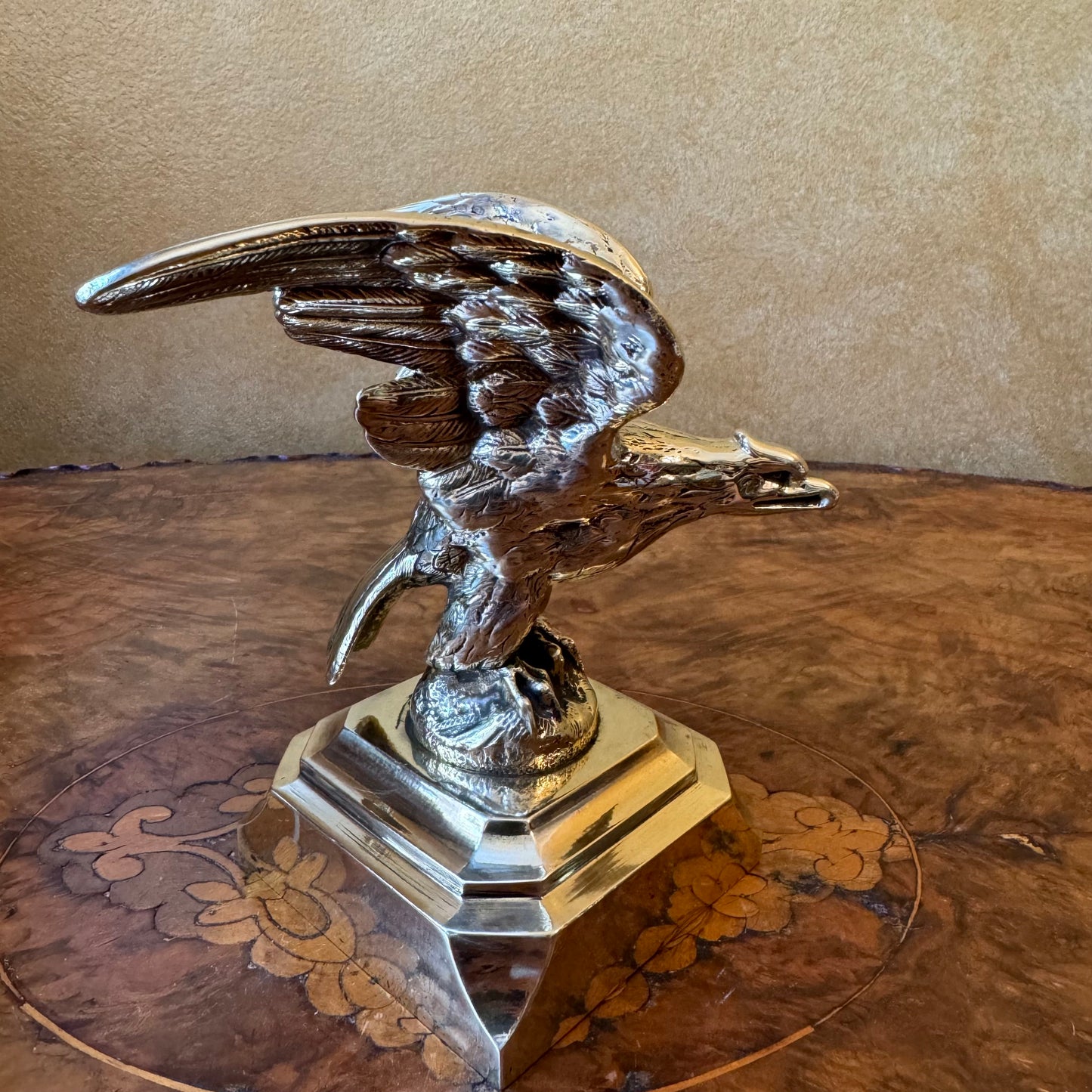 Antique Brass Eagle Ornament  