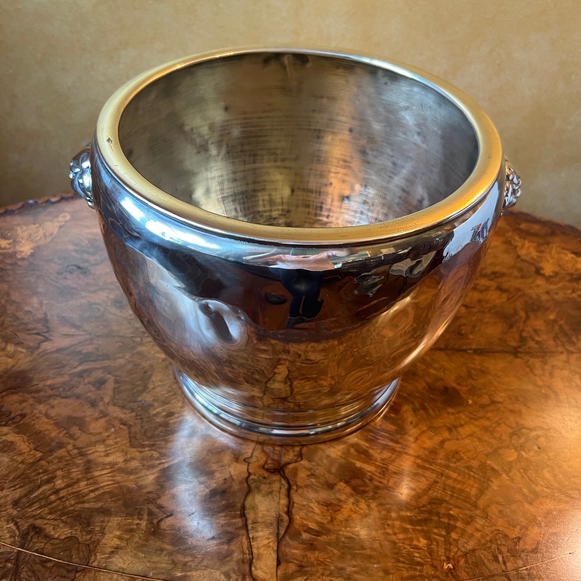 Antique Brass Large Pot Planter 