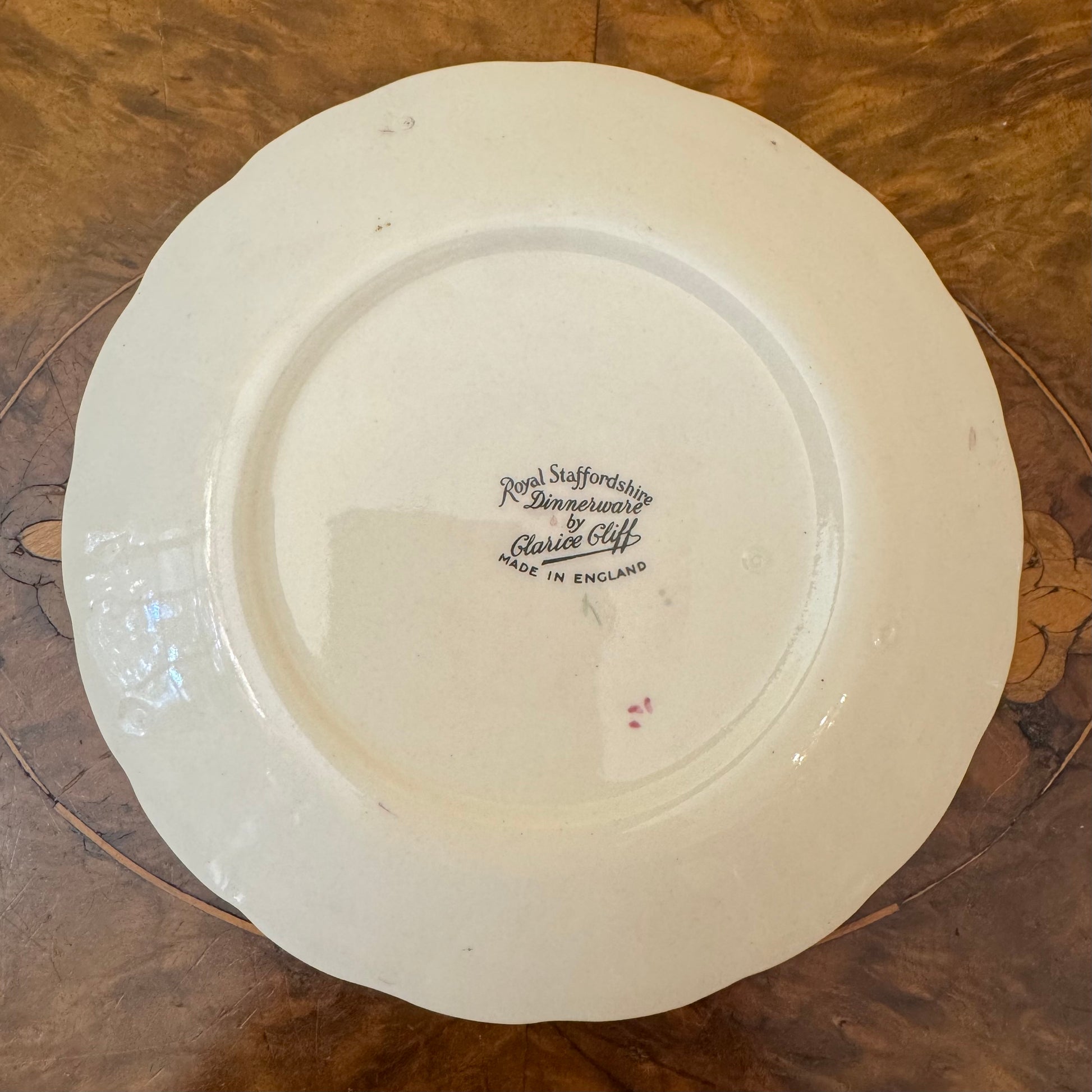 Antique Clarice Cliff Royal Staffordshire Fruit Plate 