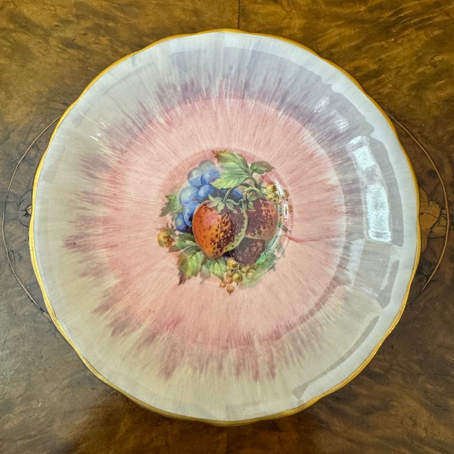 Antique Clarice Cliff Royal Staffordshire Fruit Saucer 