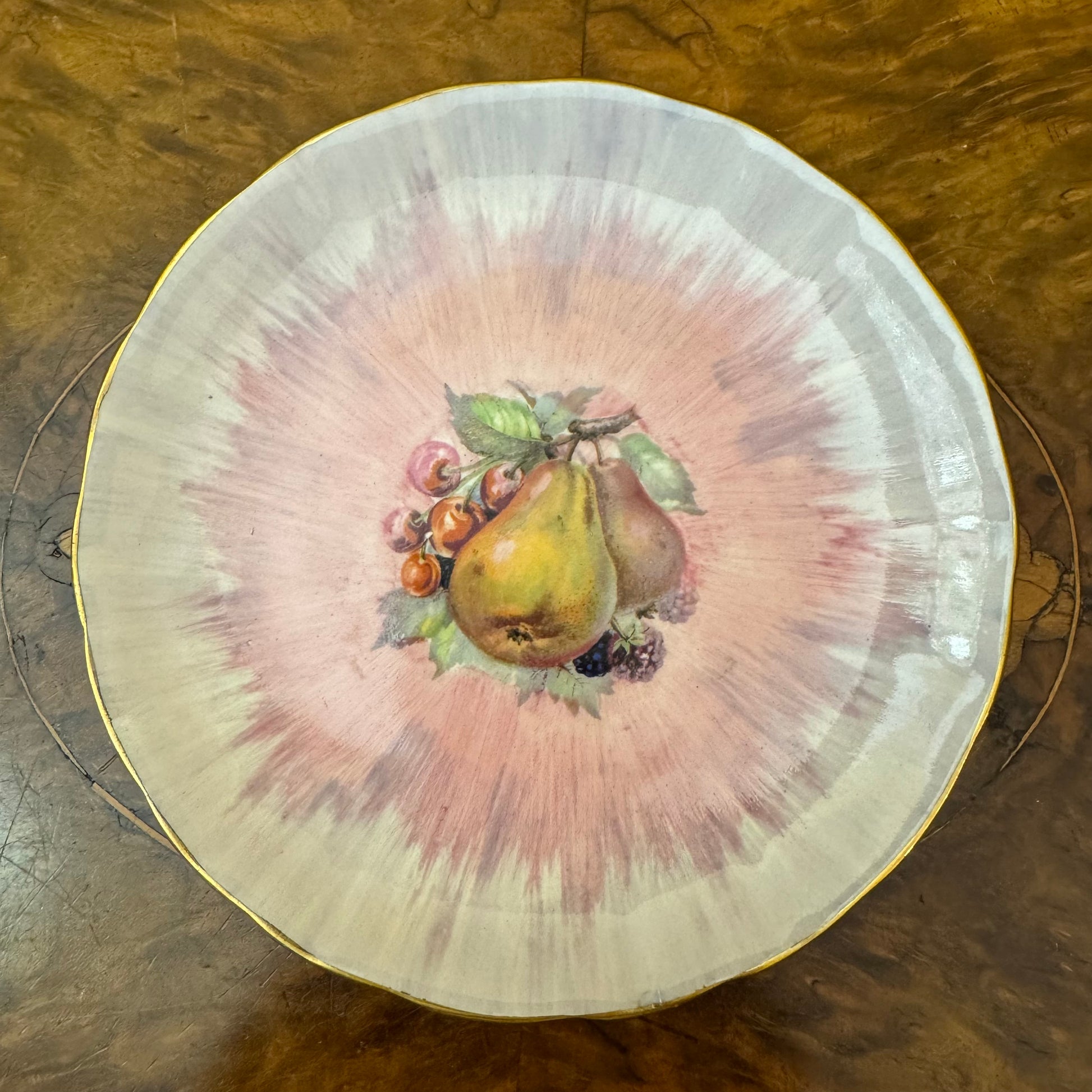 Antique Clarice Cliff Royal Staffordshire Fruit Side Plate 