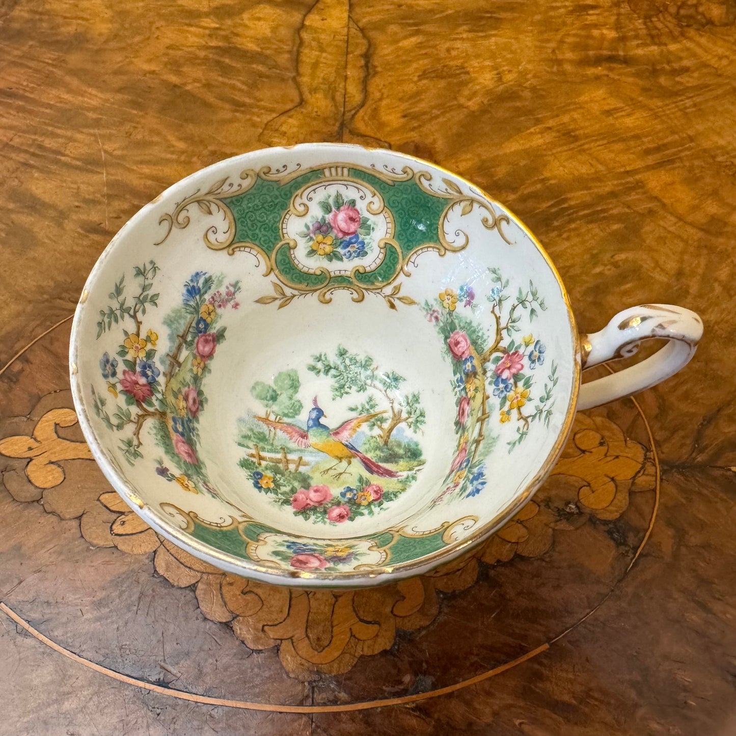 Antique Foley Broadway Bird Of Paradise Cup 