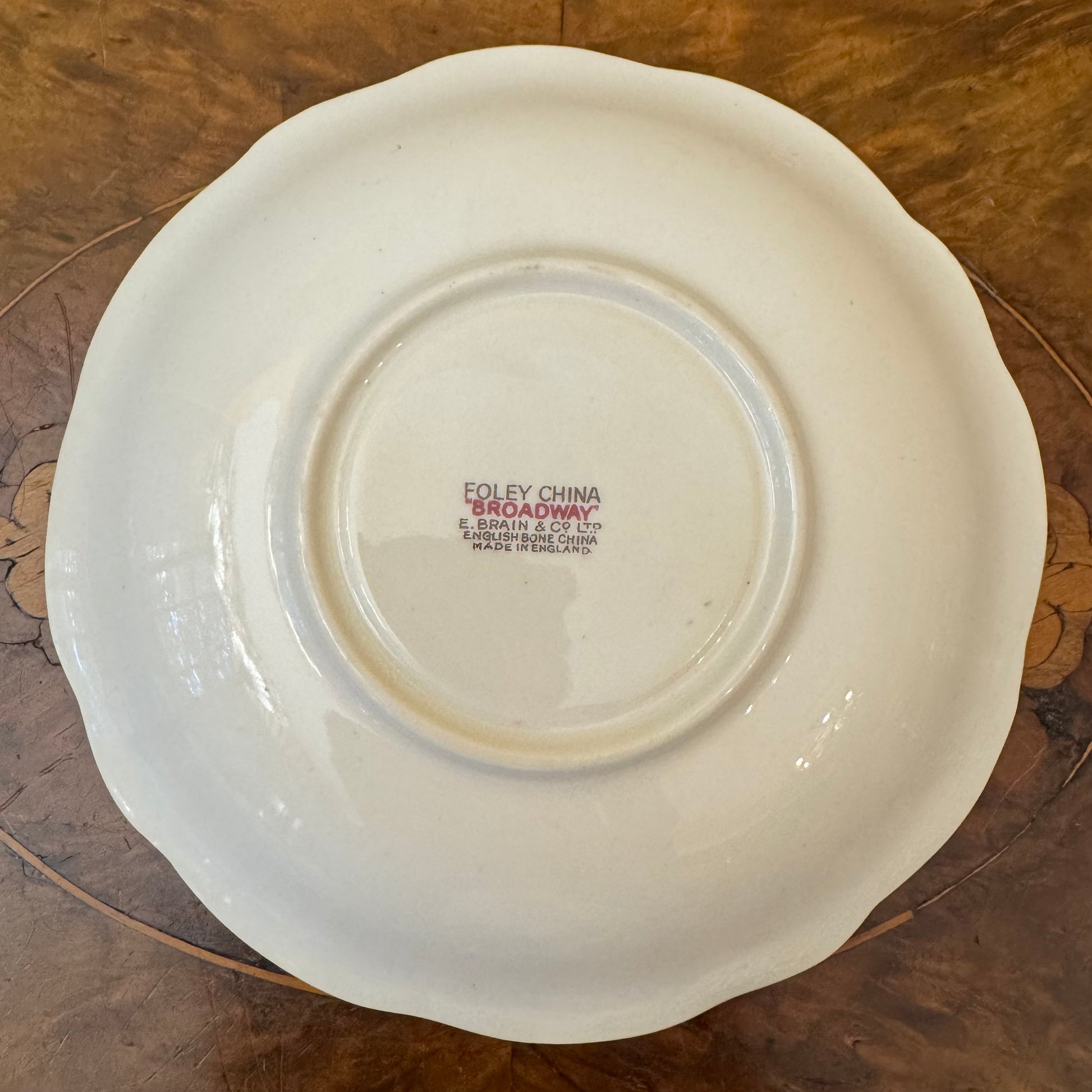 Antique Foley Broadway Bird Of Paradise Saucer Plate