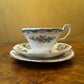Antique Foley Broadway Bird Of Paradise Tea Cup Trio Set 
