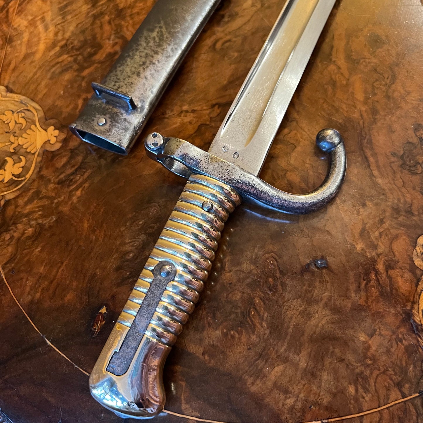 Antique French Chassepot Saber Bayonet