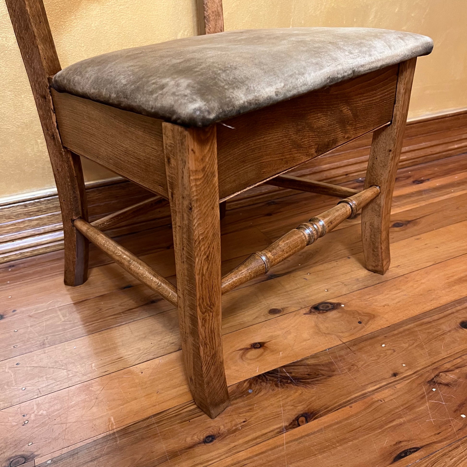 Antique French Oak Chair