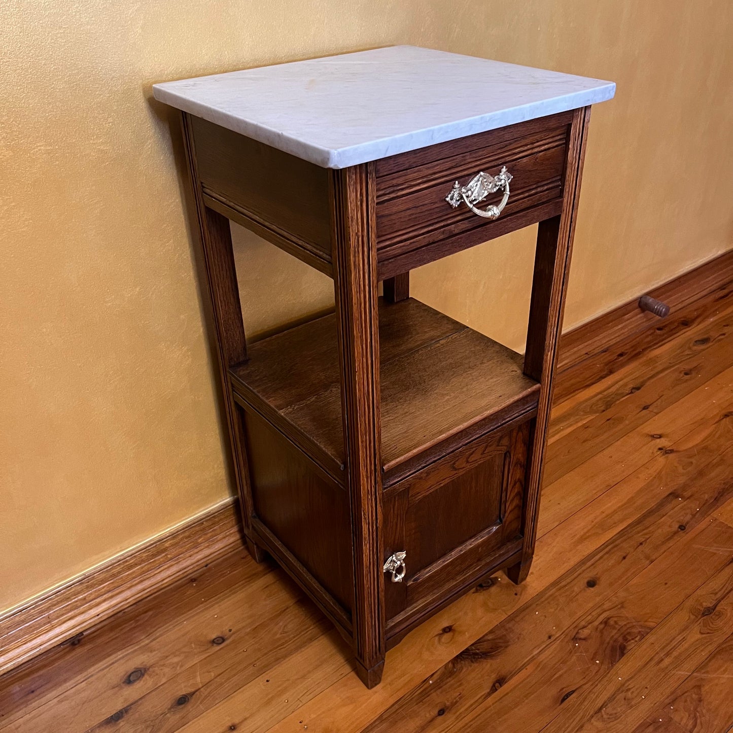 Antique French bedside tables 