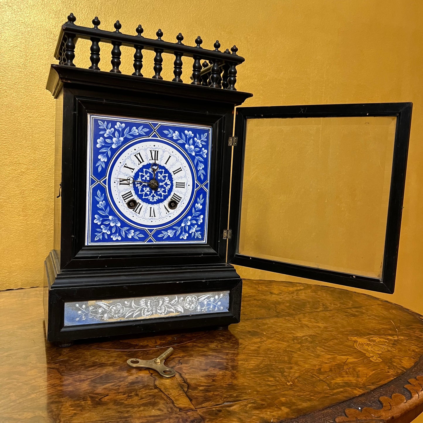 Antique German Mantel Clock