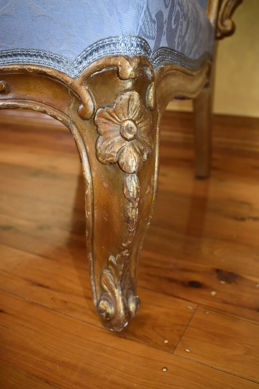 Antique Giltwood Prie Dieu Chair