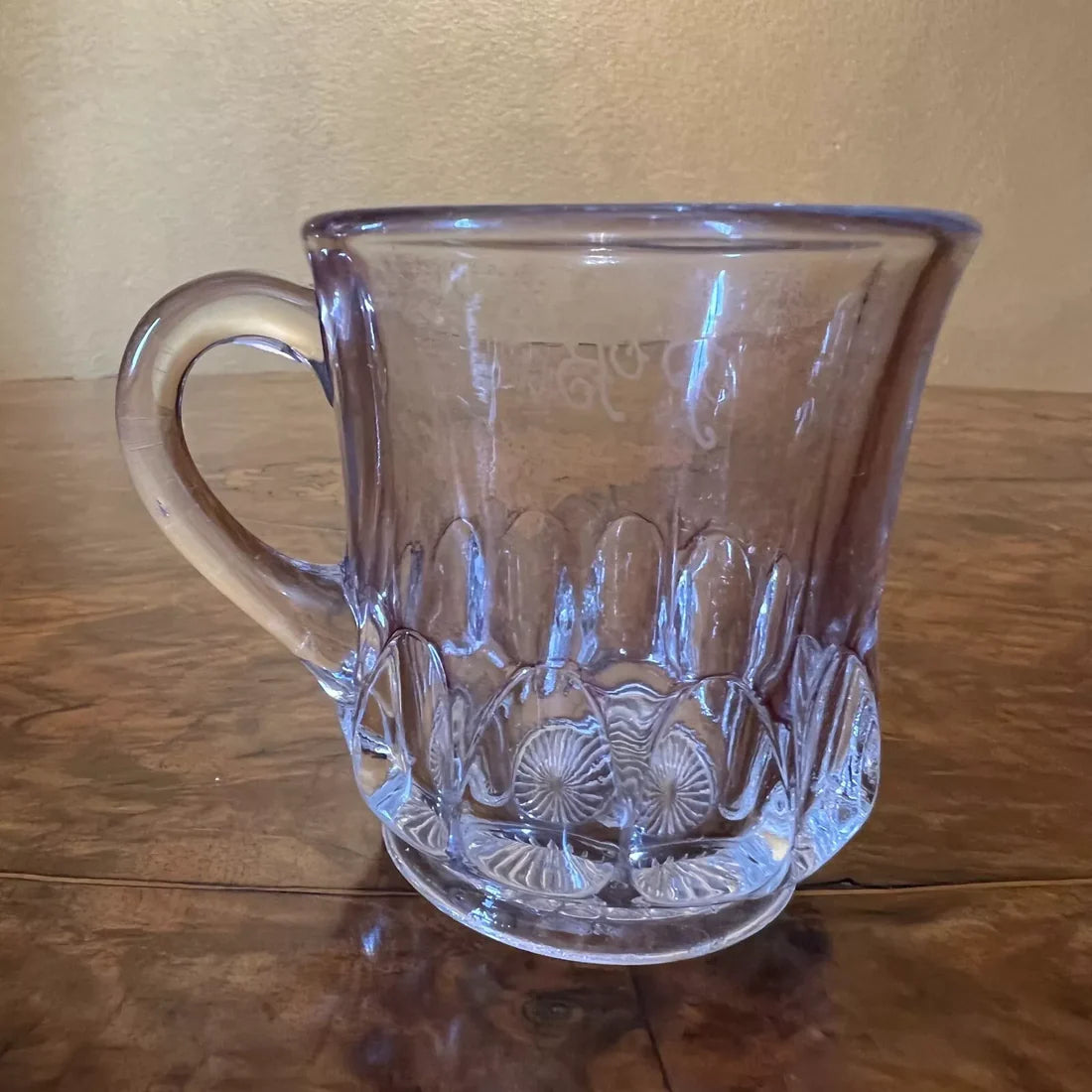 Antique Glass P Banks 1910 Drinking Glass