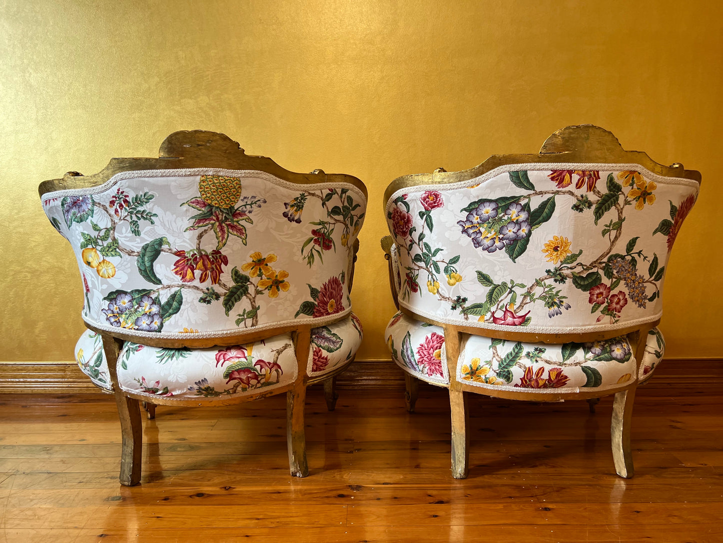 Antique  Gold Gilt Chairs