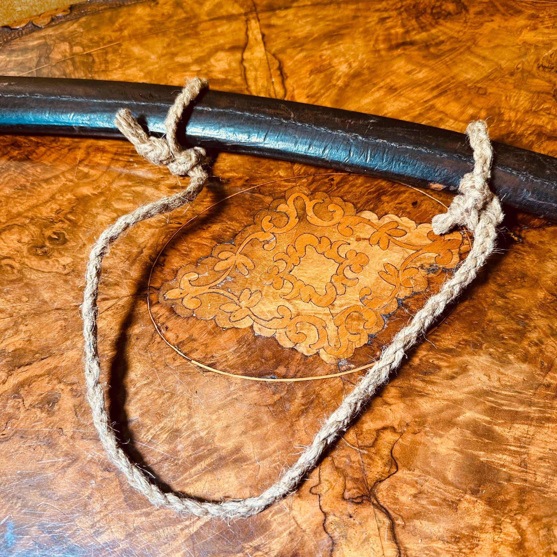 Antique Late 19th Century Leather Scabbard