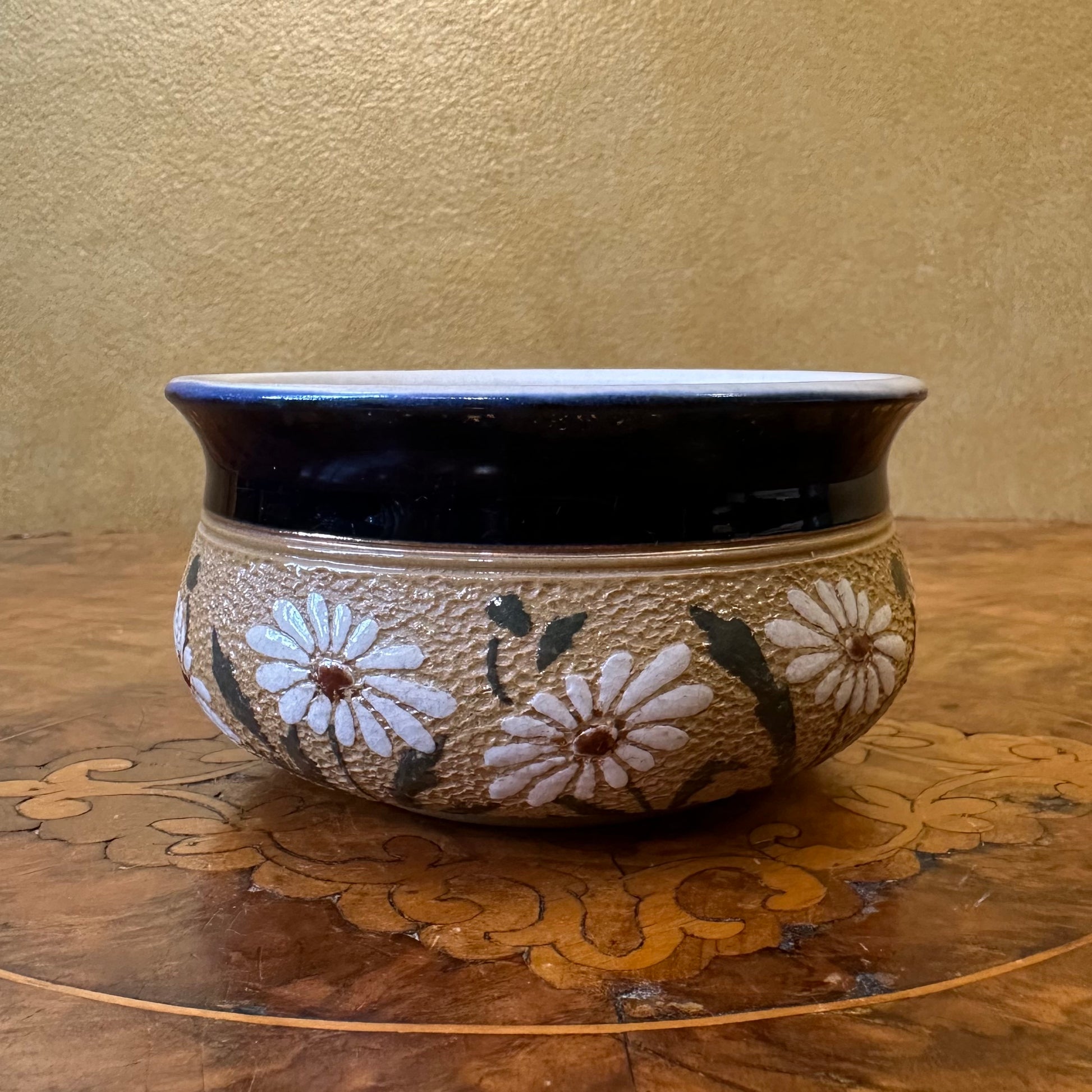 Antique Lovatt's Langley Ware Daisy Bowl 