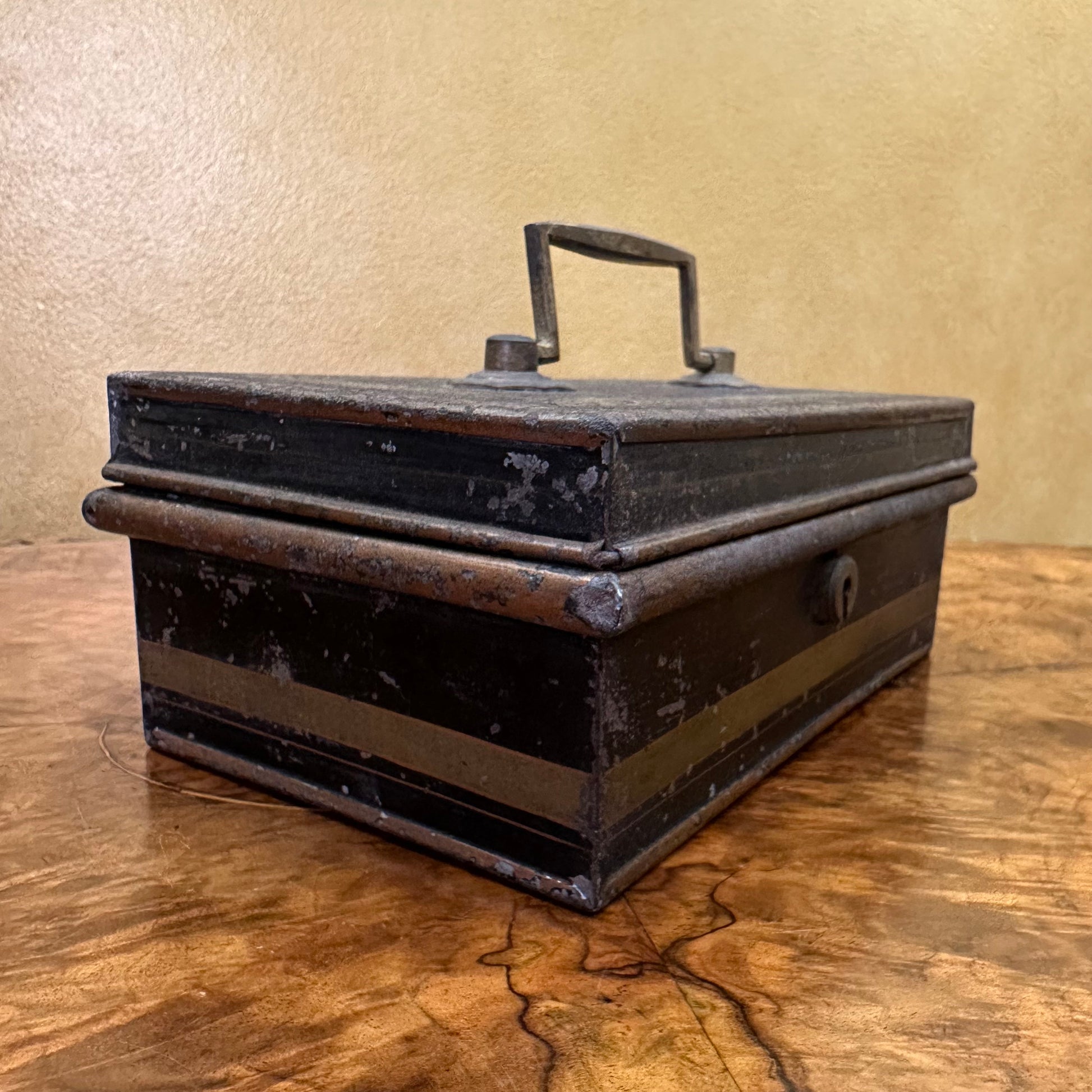 Antique Metal Bank Money Box