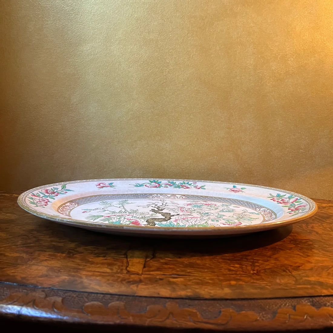 Antique Minton Indian Tree Serving Platter