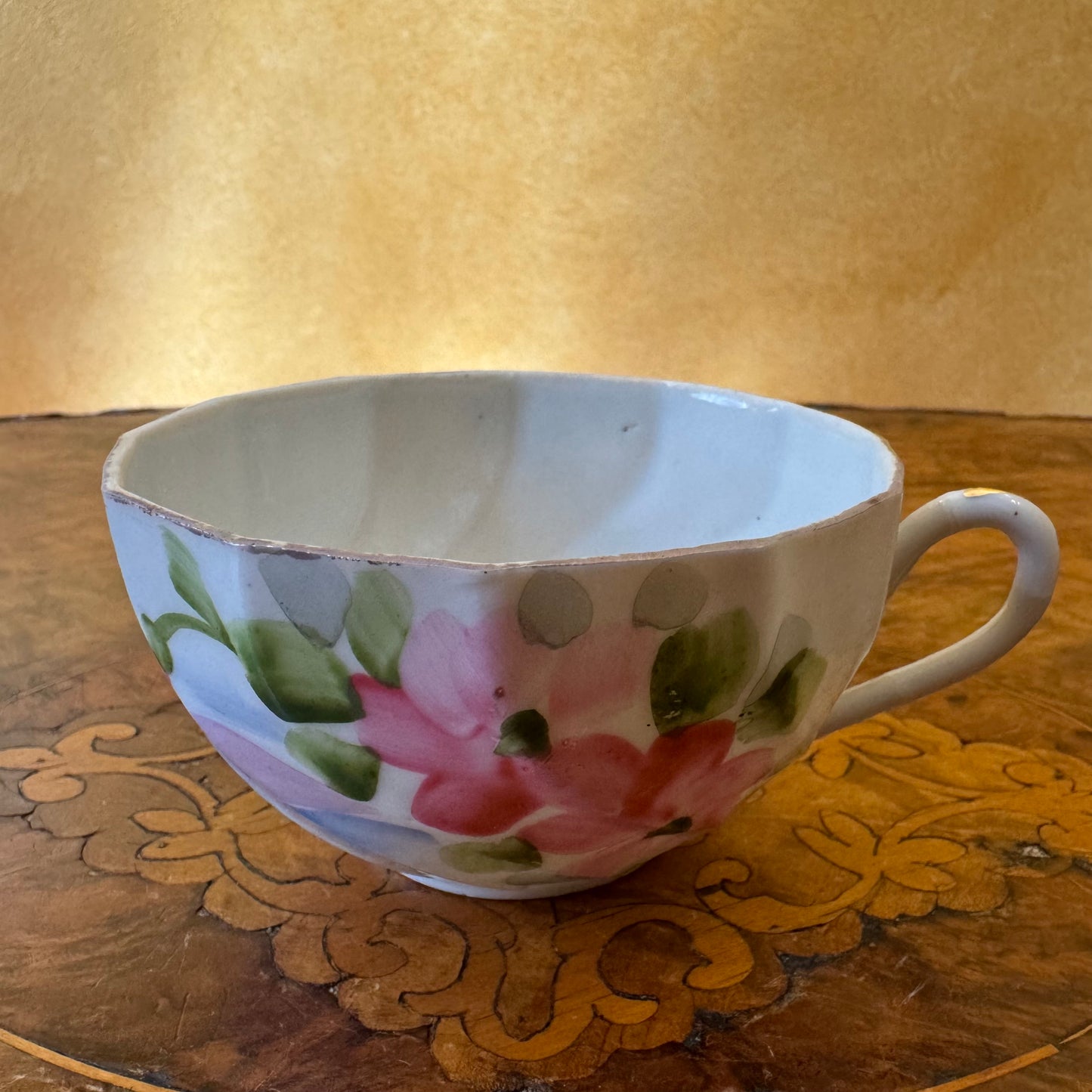 Antique Nippon Azalea Print Cup 