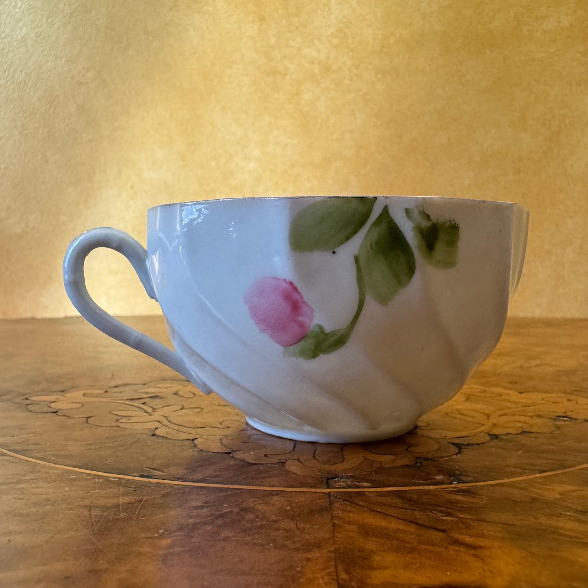 Antique Nippon Azalea Print Tea Cup 